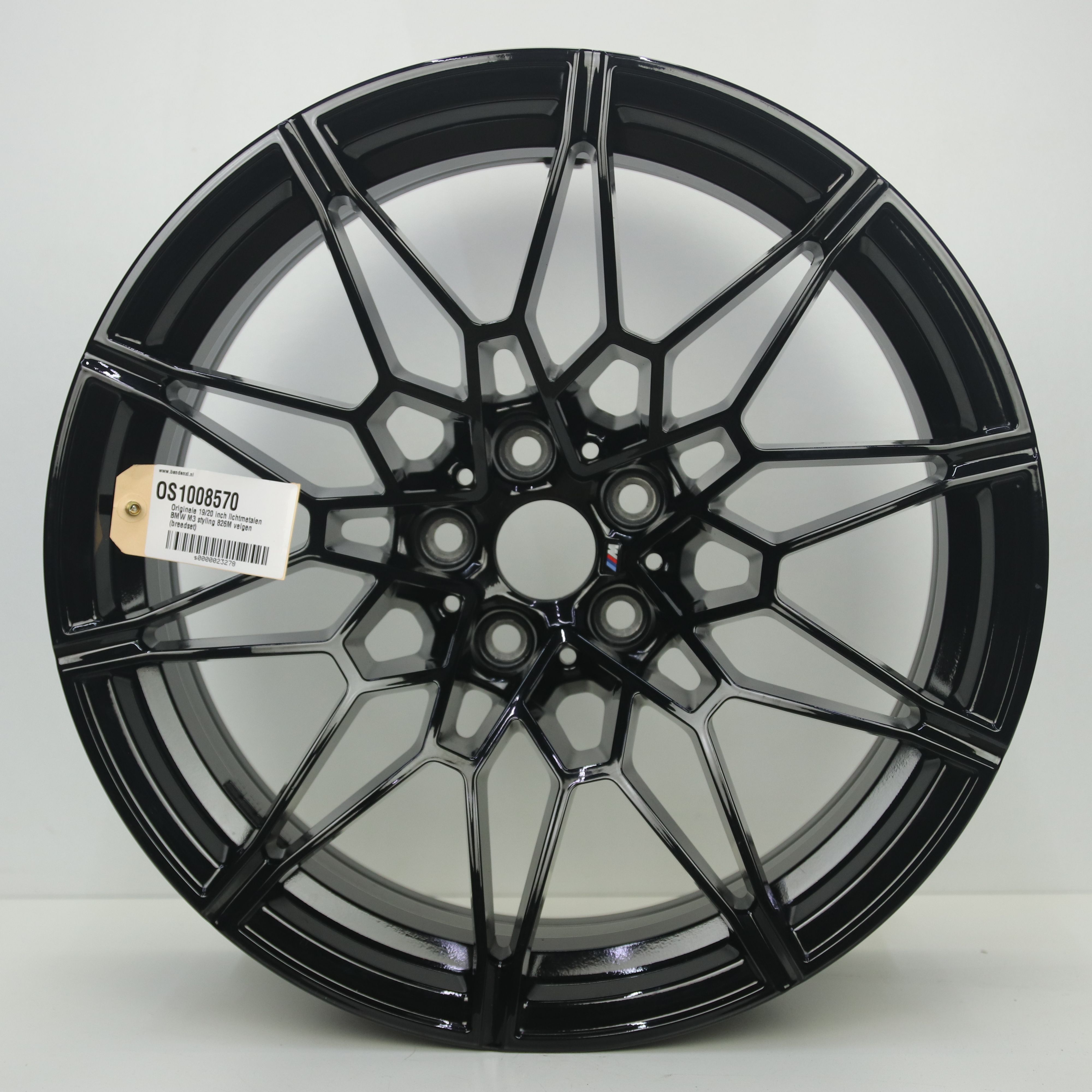 OS1008570 Originele 19/20 inch lichtmetalen BMW M3 styling 826M velgen (breedset) 9.50X19 5X112 ET20.0 NB66.60 Zwart