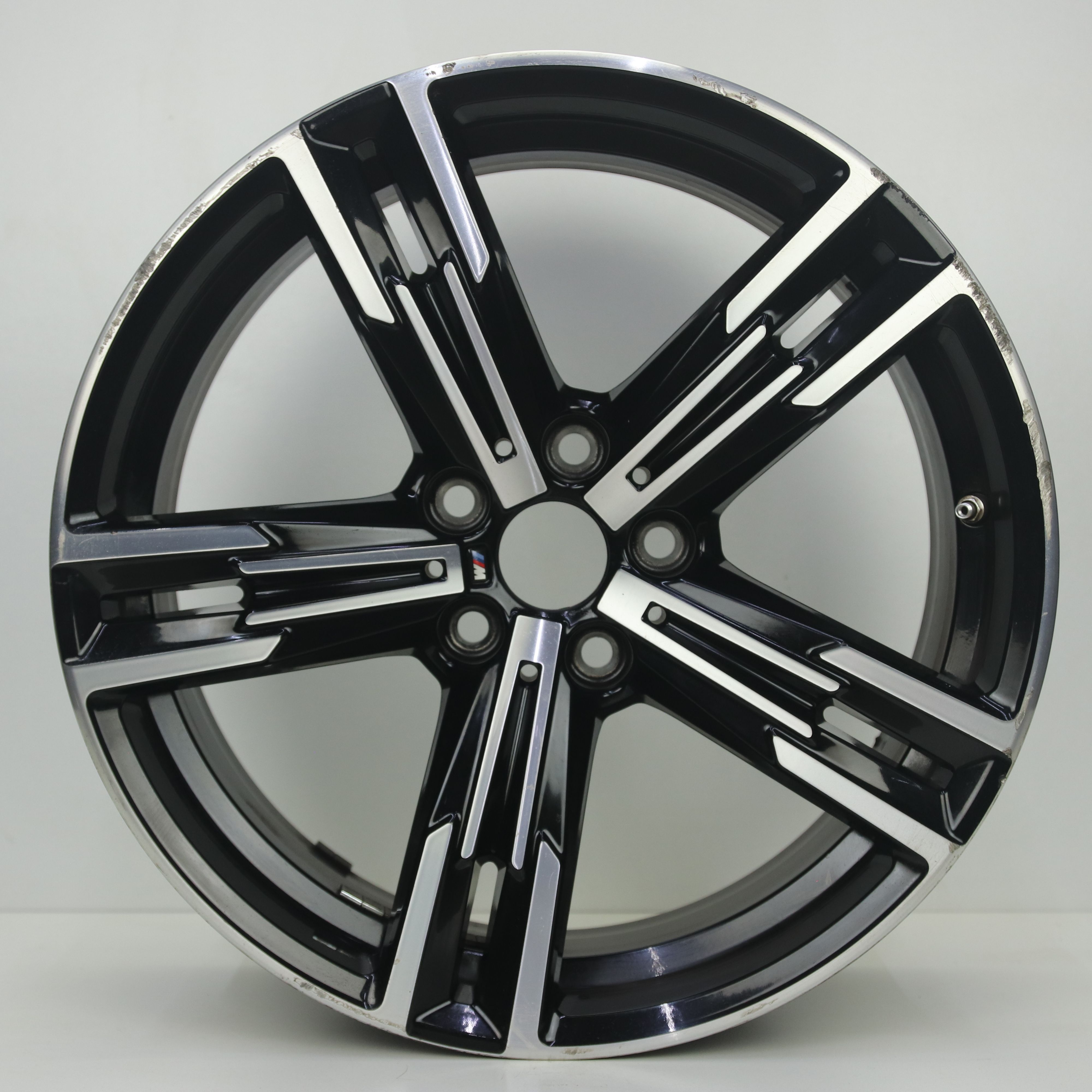 OS1008545 Originele 18 inch lichtmetalen BMW 3-serie styling 848M velgen (Breedset) 7.50X18 5X112 ET25.0 NB66.60 Zwart gepolijst
