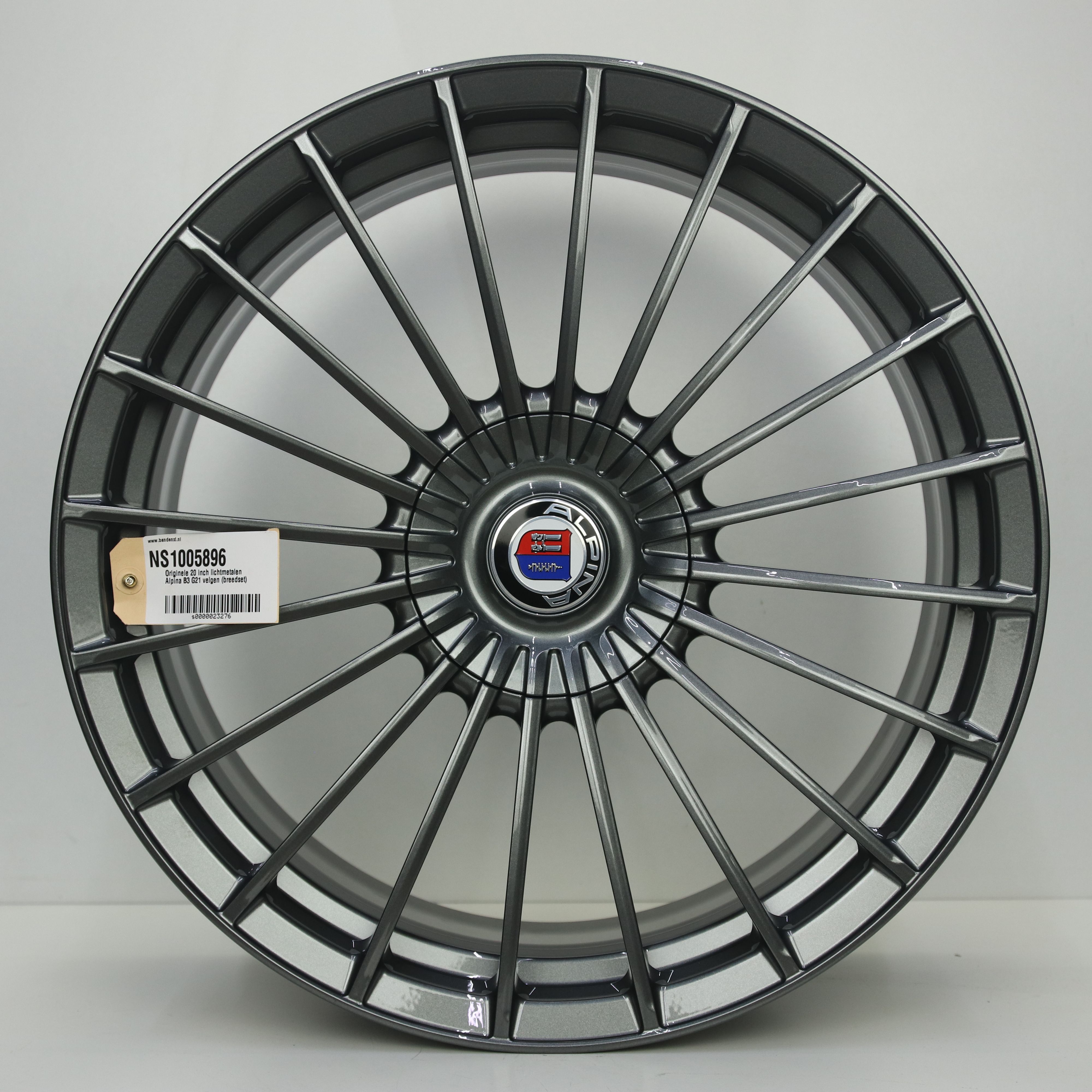 NS1005896 Originele 20 inch lichtmetalen Alpina B3 G21 velgen (breedset) 8.50X20 5X112 ET28.0 NB66.60 Antraciet