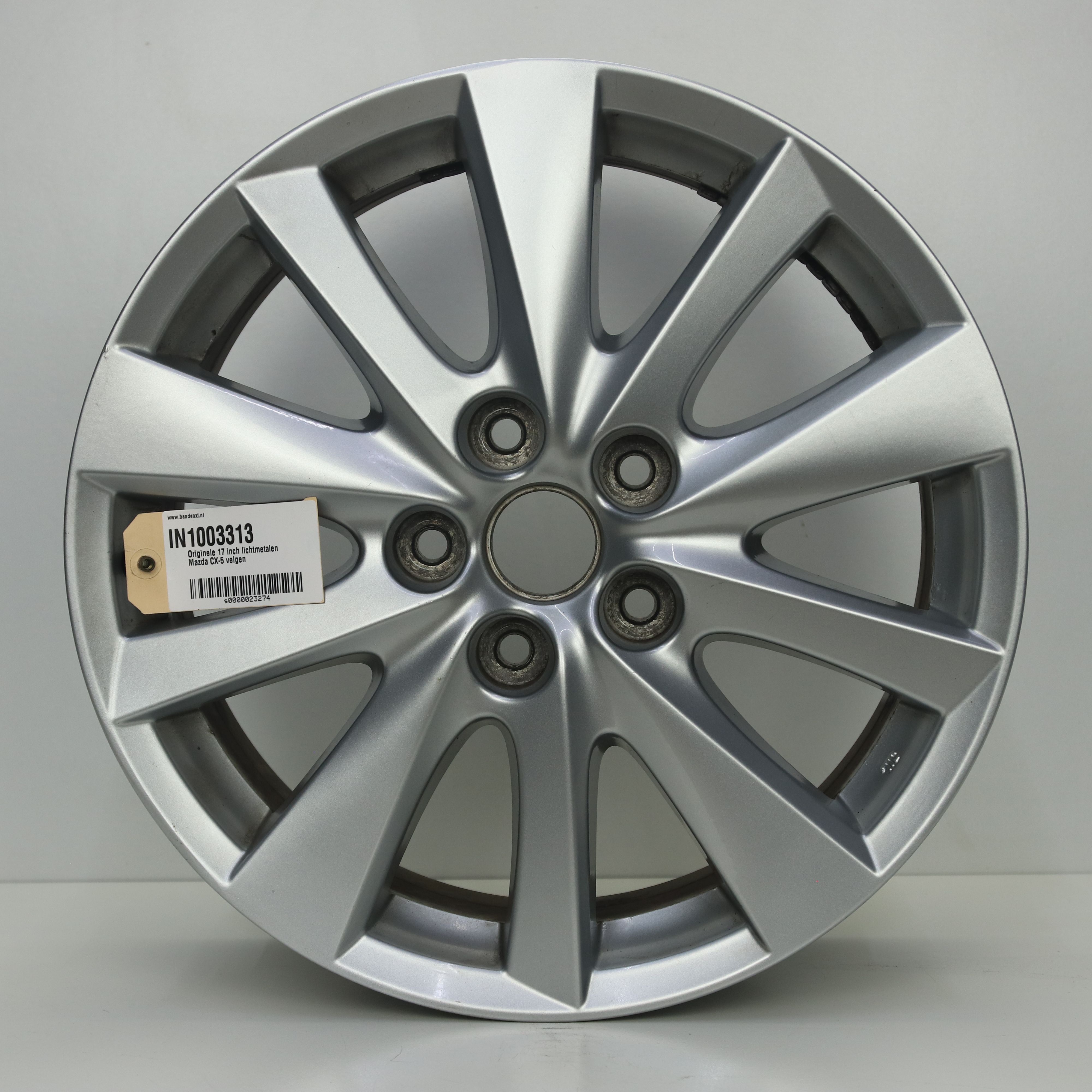IN1003313 Originele 17 inch lichtmetalen Mazda CX-5 velgen 7.00X17 5X114.3 ET50.0 NB67.10 Zilver