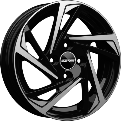 GMP PRIME 5.50X14 4X100 ET42.0 NB54.10 Black polished