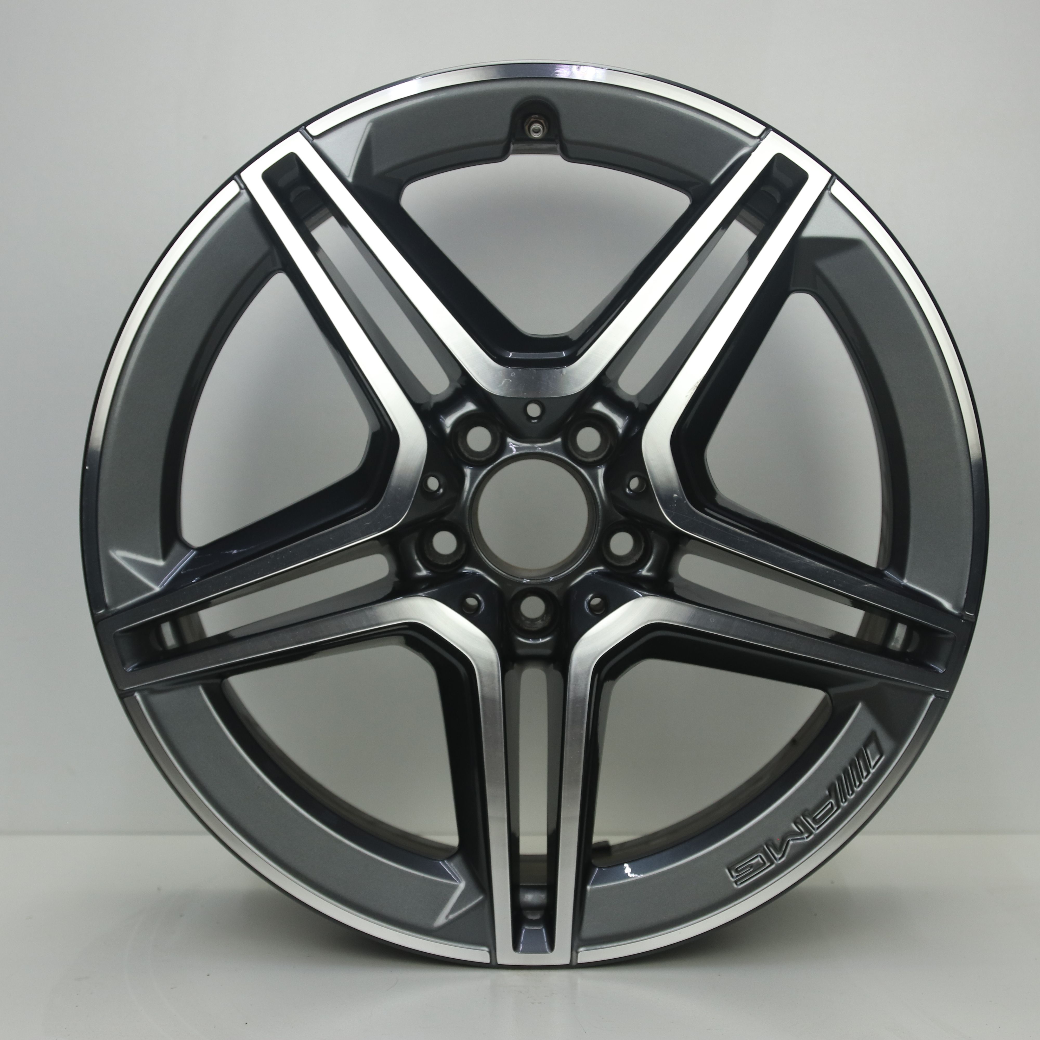 OS1008070 Originele 19 inch lichtmetalen Mercedes-Benz GLC-Coupe velgen 8.00X19 5X112 ET38.0 NB66.60 Zwart gepolijst