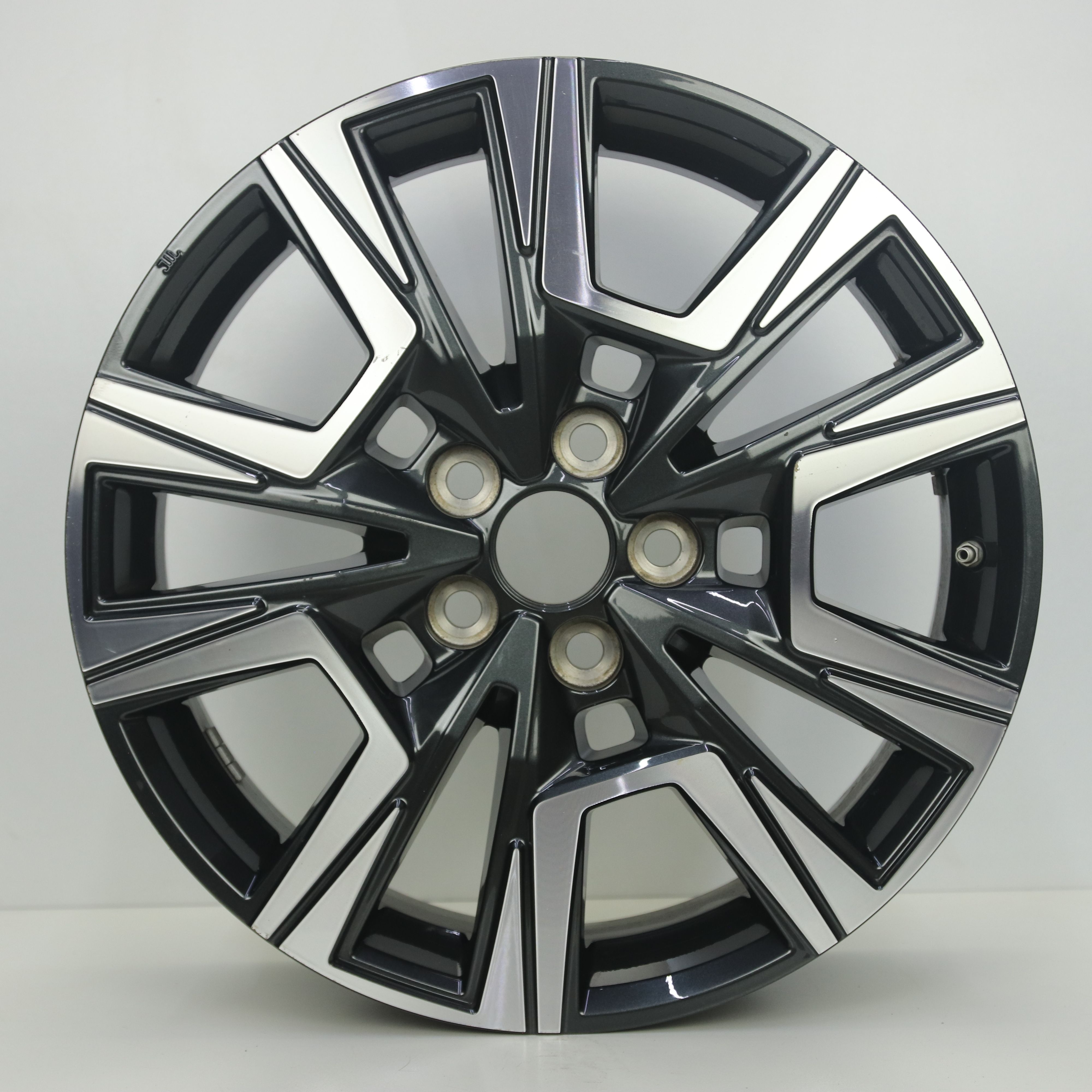 OS1008481 Originele 18 inch lichtmetalen Toyota velgen 7.00X18 5X114.3 ET50.0 NB60.10 Antraciet gepolijst