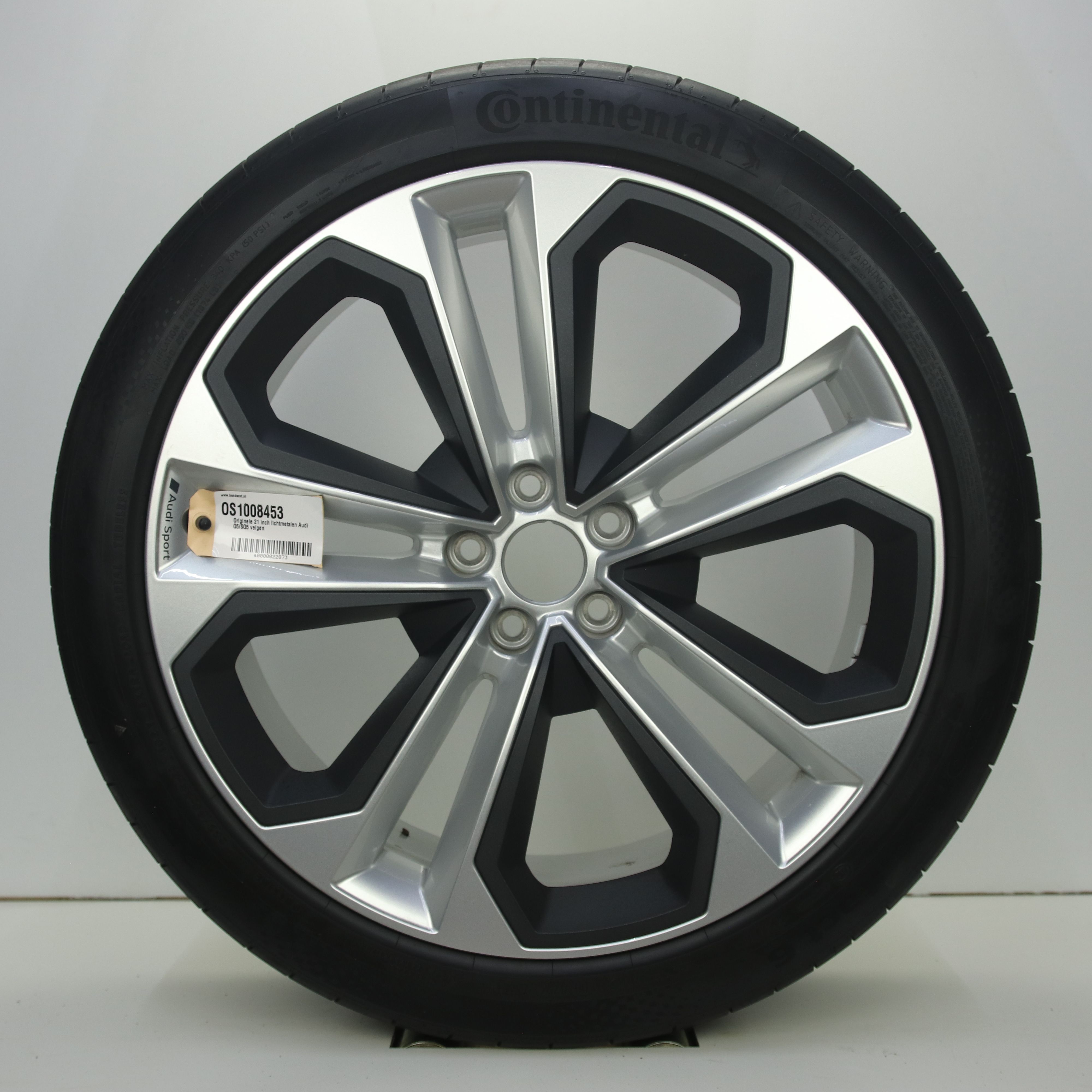 OS1008453 Originele 21 inch lichtmetalen Audi Q5/SQ5 velgen 8.50X21 5X112 ET34.0 NB66.50 Zilver