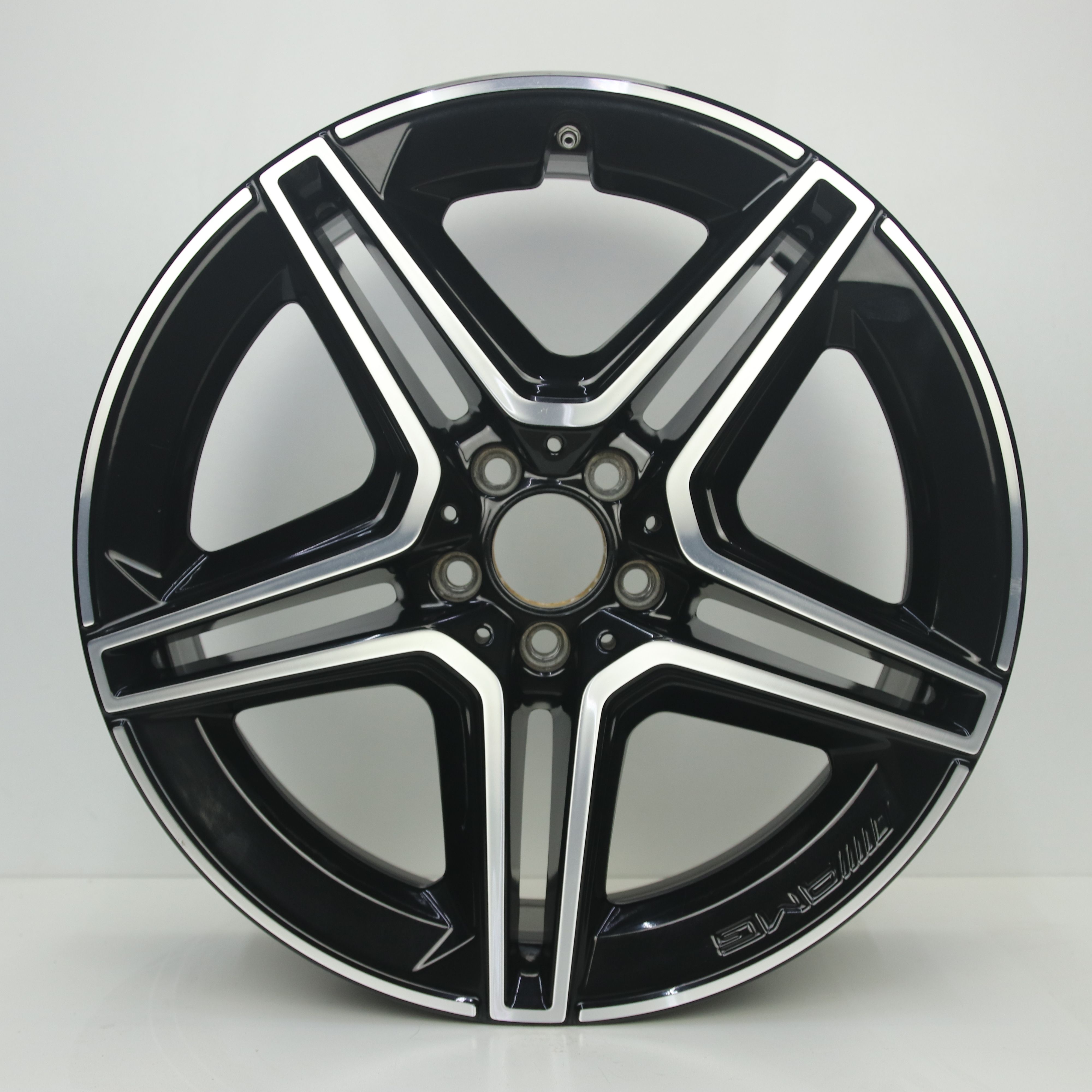 IN1003202 Originele 20 inch lichtmetalen Mercedes-Benz GLE-klasse AMG velgen 9.00X20 5X112 ET44.0 NB66.60 Zwart gepolijst