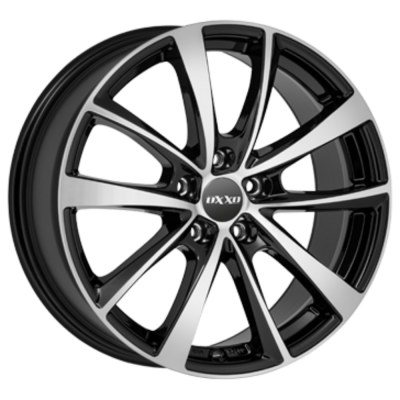 Oxxo VIDORRA BLACK 8.00X18 5X114 ET48.0 NB72.60 black / polished (BKF)