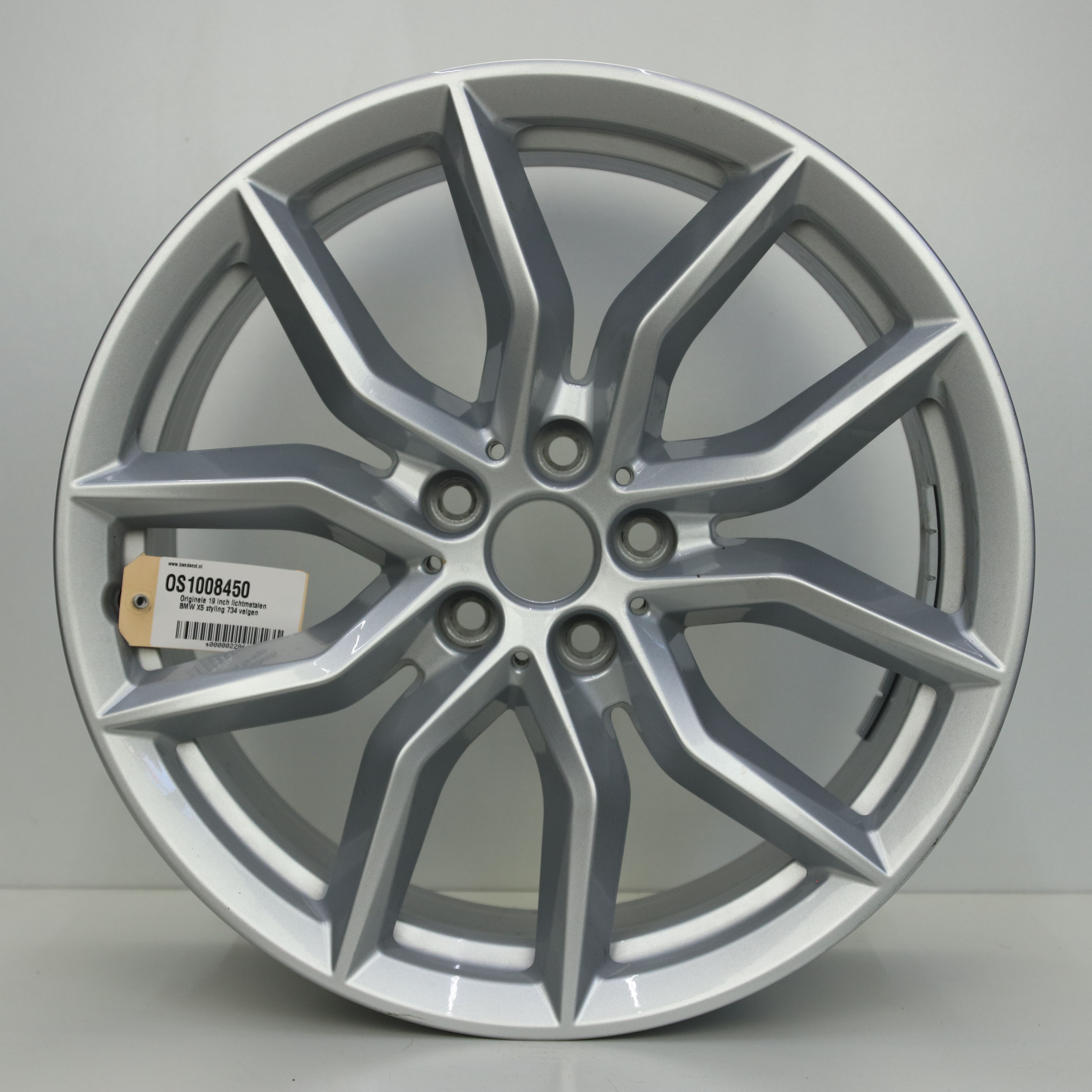 OS1008450 Originele 19 inch lichtmetalen BMW X5 styling 734 velgen 9.00X19 5X112 ET38.0 NB66.60 Zilver