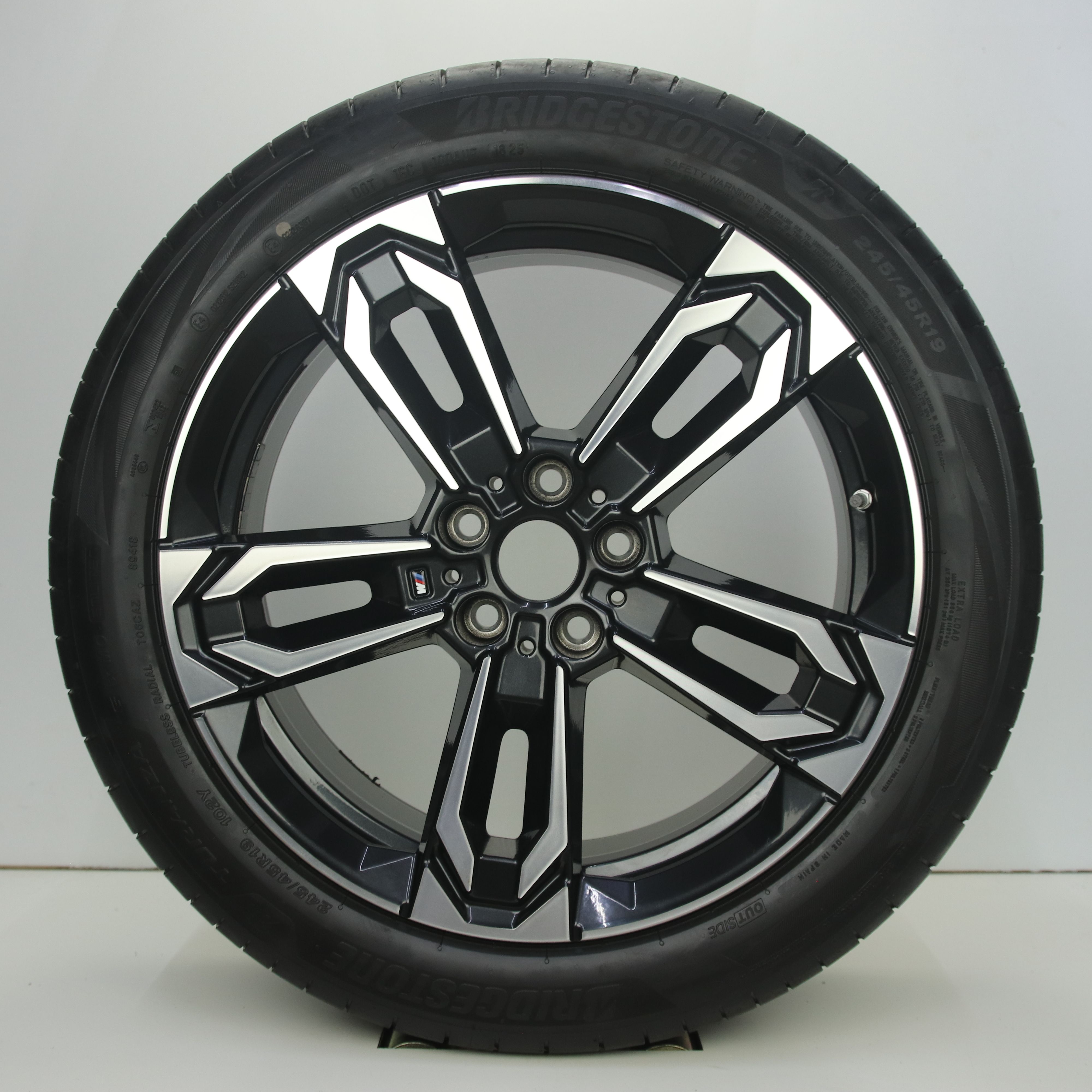 OS1008258 Originele 19 inch lichtmetalen BMW X1 styling 871M velgen 8.00X19 5X112 ET46.0 NB66.60 Antraciet gepolijst