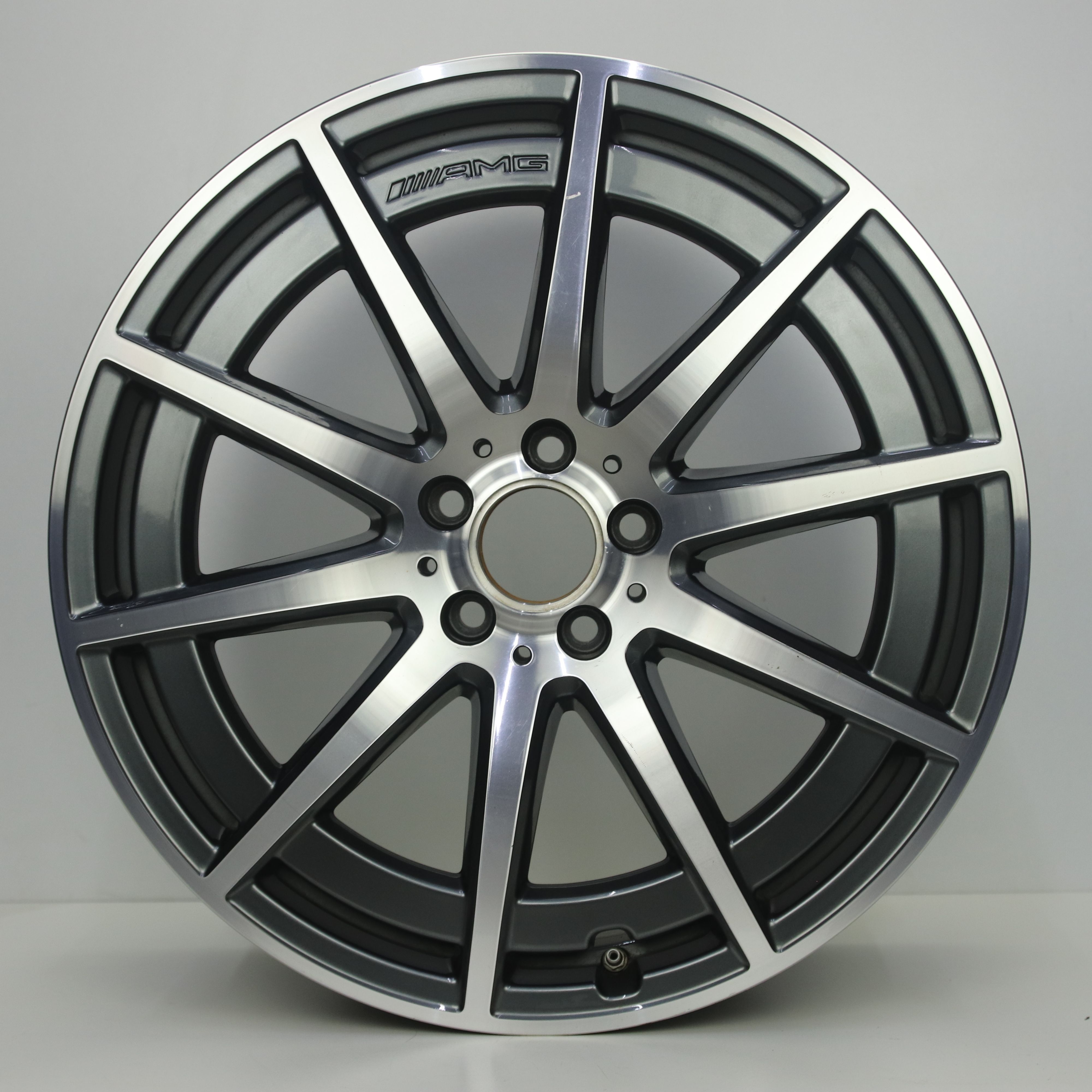 OS1008291 Originele 20 inch lichtmetalen Mercedes-Benz GLE-klasse 53 63 AMG velgen (breedset) 9.50X20 5X112 ET57.0 NB66.60 Antraciet Gepolijst