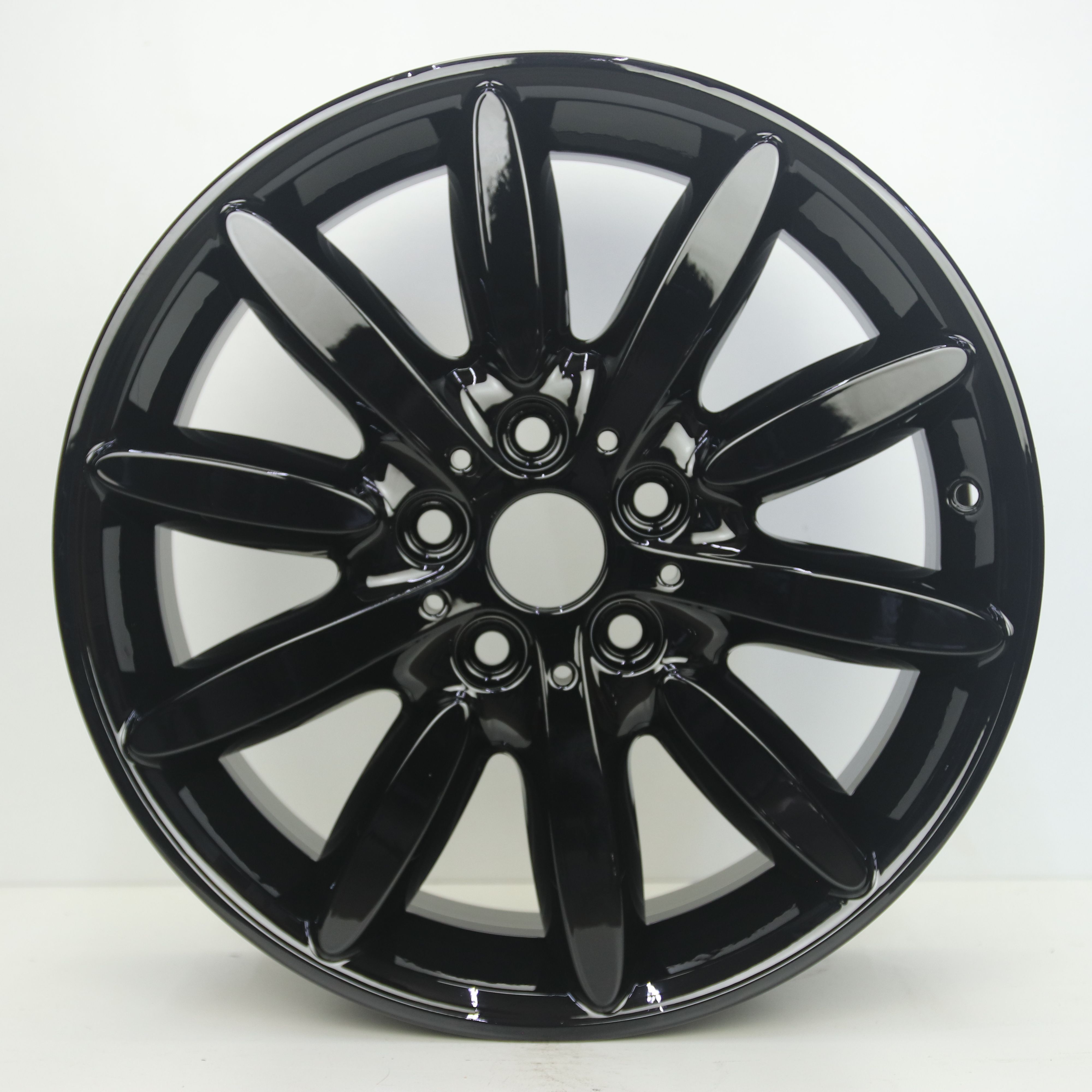IN1003235 Set 17 inch lichtmetalen Mini Cooper styling 503 velgen 7.00X17 5X112 ET54.0 NB66.60 Zwart