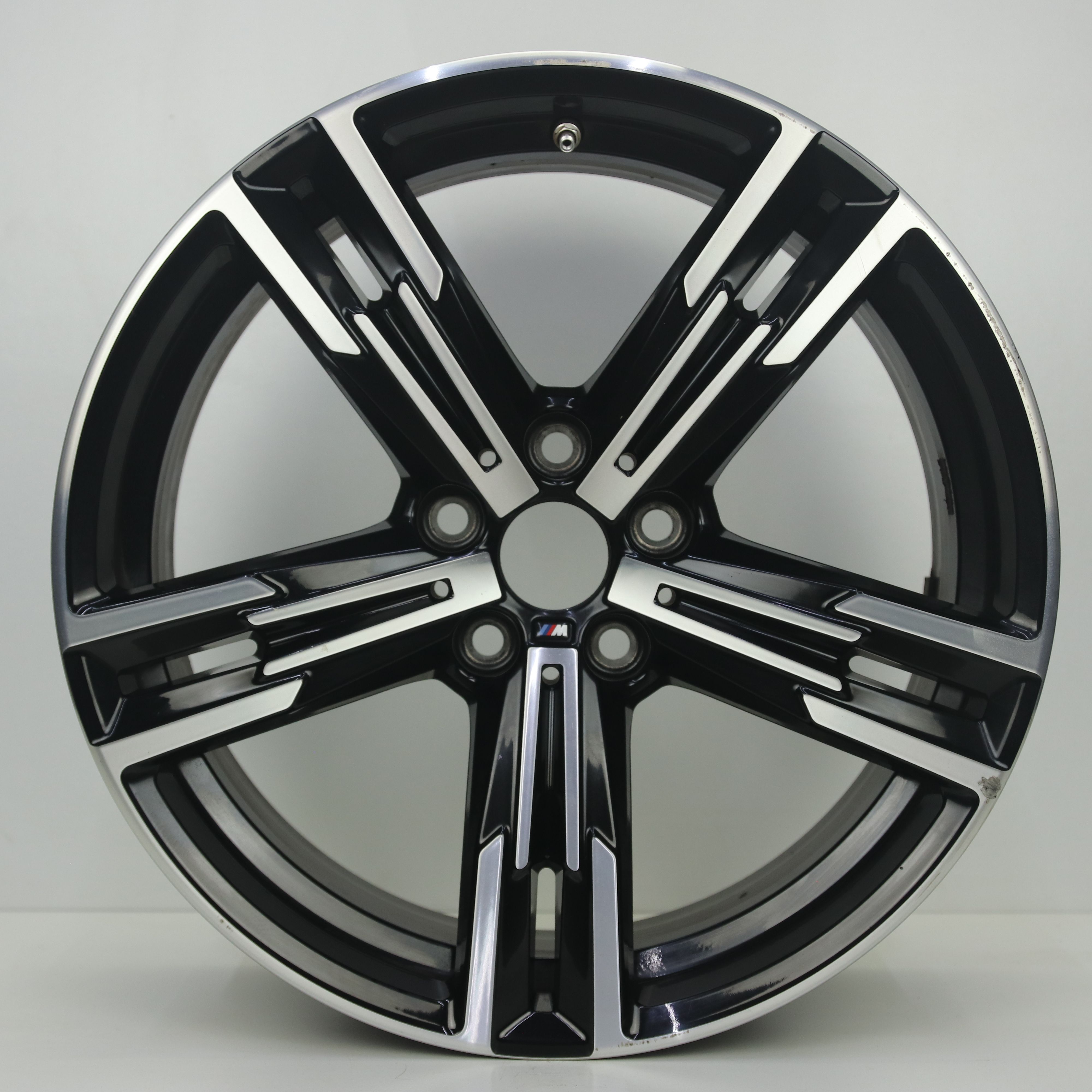 OS1008545 Originele 18 inch lichtmetalen BMW 3-serie styling 848M velgen (Breedset) 7.50X18 5X112 ET25.0 NB66.60 Zwart gepolijst