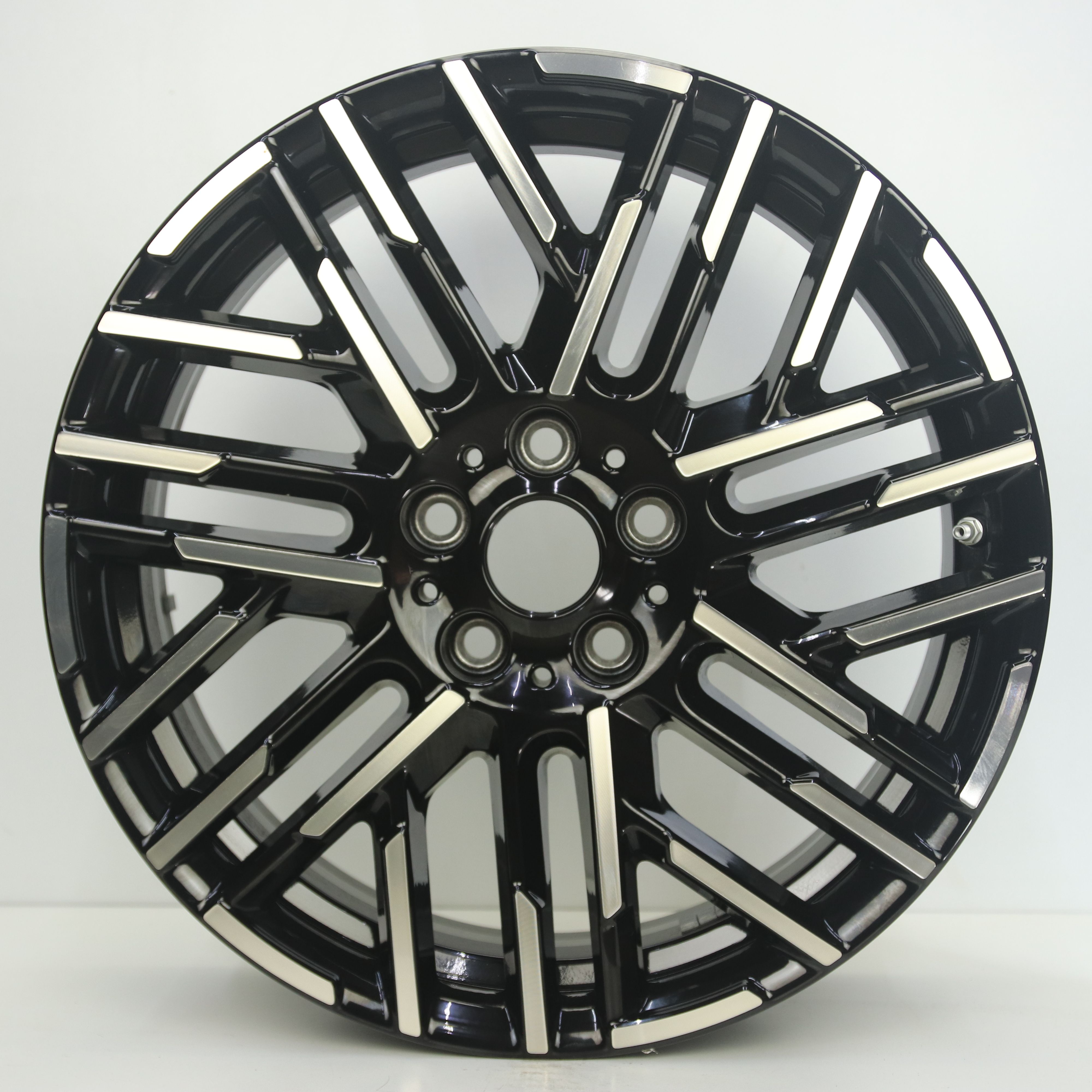OS1007735 Originele 18 inch lichtmetalen Mini Cooper velgen 7.50X18 5X112 ET50.0 NB66.60 Zwart gepolijst