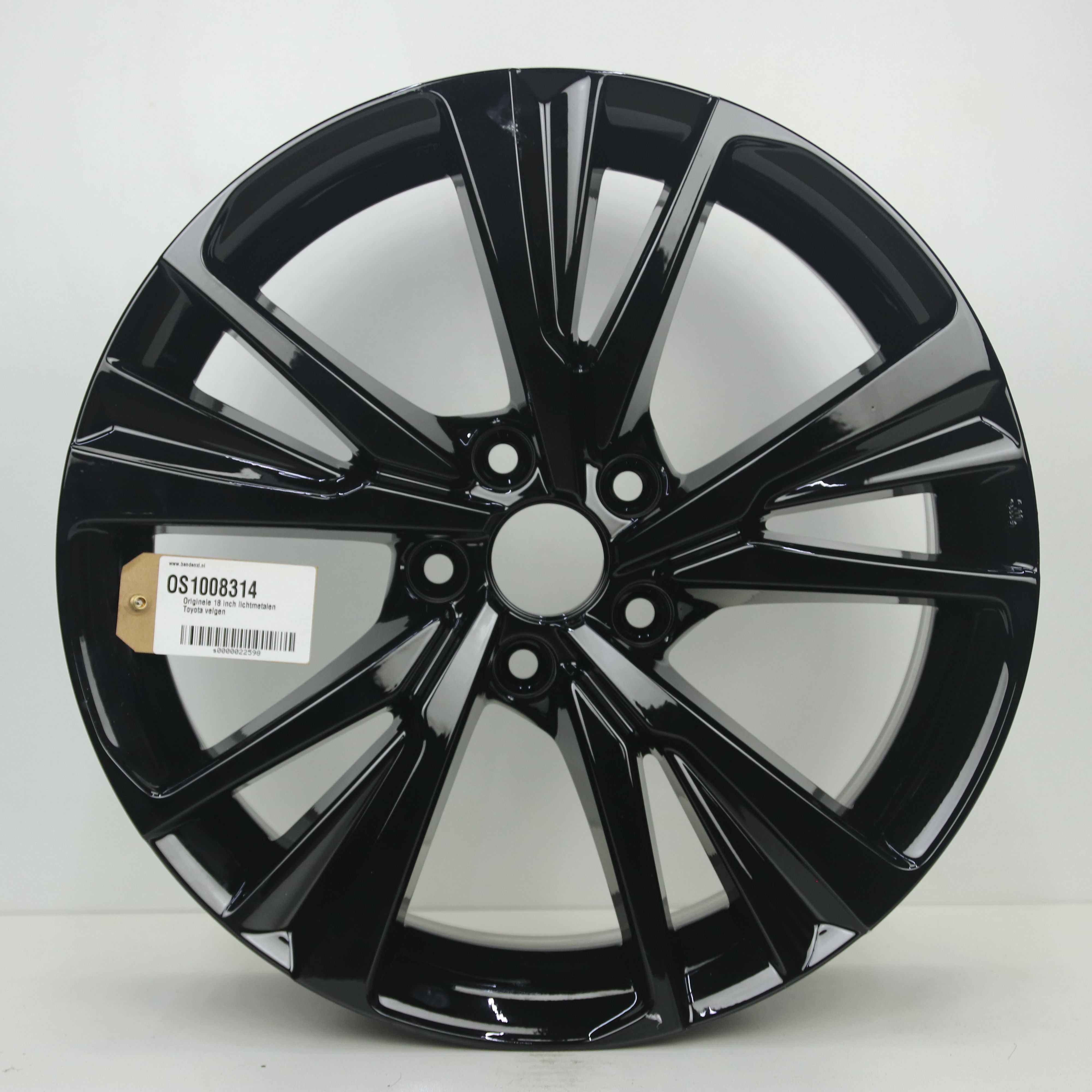 OS1008314 Originele 18 inch lichtmetalen Toyota velgen 7.00X18 5X114.3 ET35.0 NB60.10 Zwart