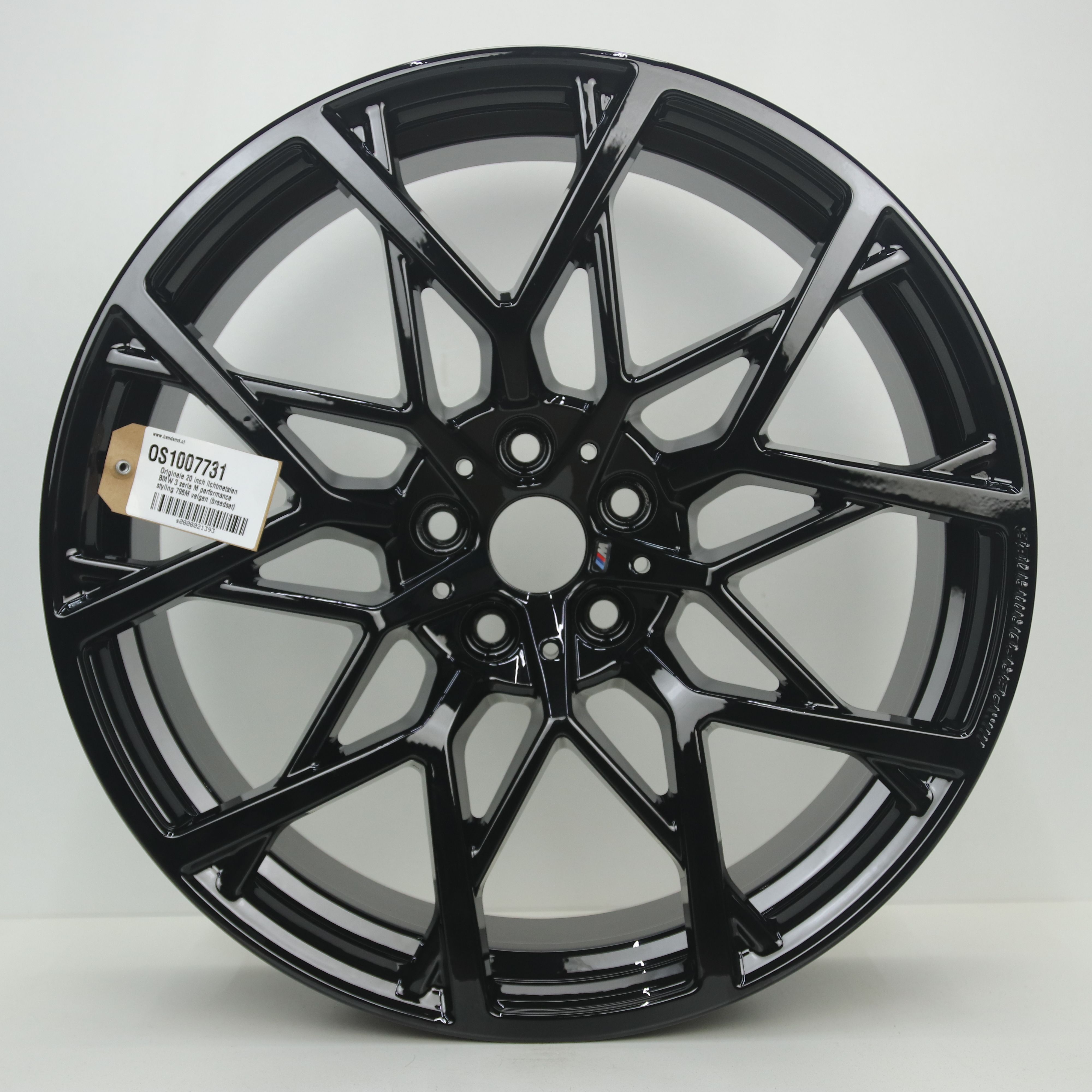 OS1007731 Originele 20 inch lichtmetalen BMW 3 serie M performance styling 795M velgen (breedset) 8.00X20 5X112 ET27.0 NB66.60 Zwart