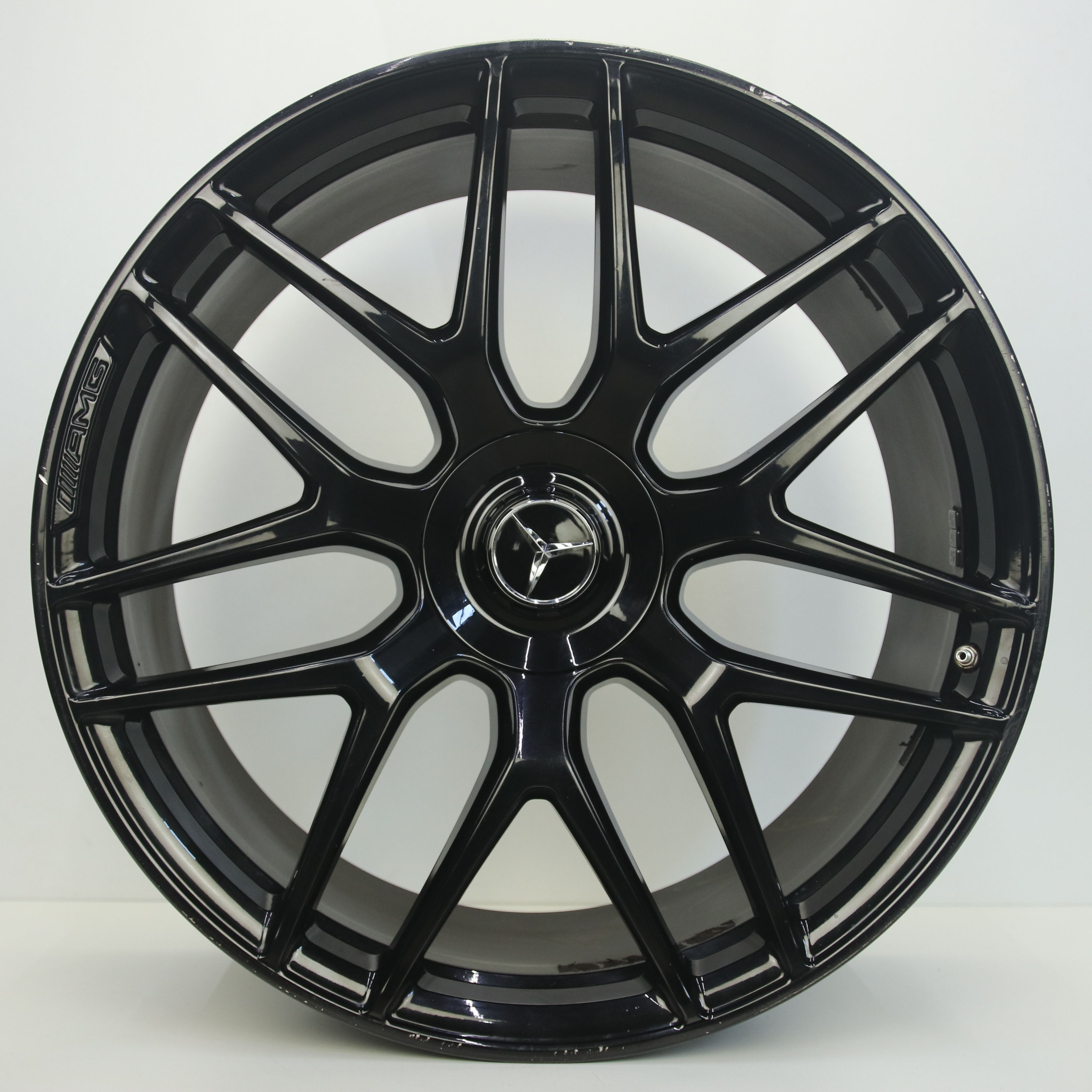 OS1008286 Originele 22 inch lichtmetalen Mercedes-Benz GLE-klasse 53/63 AMG velgen (Breedset) 10.00X22 5X112 ET55.0 NB66.60 Zwart