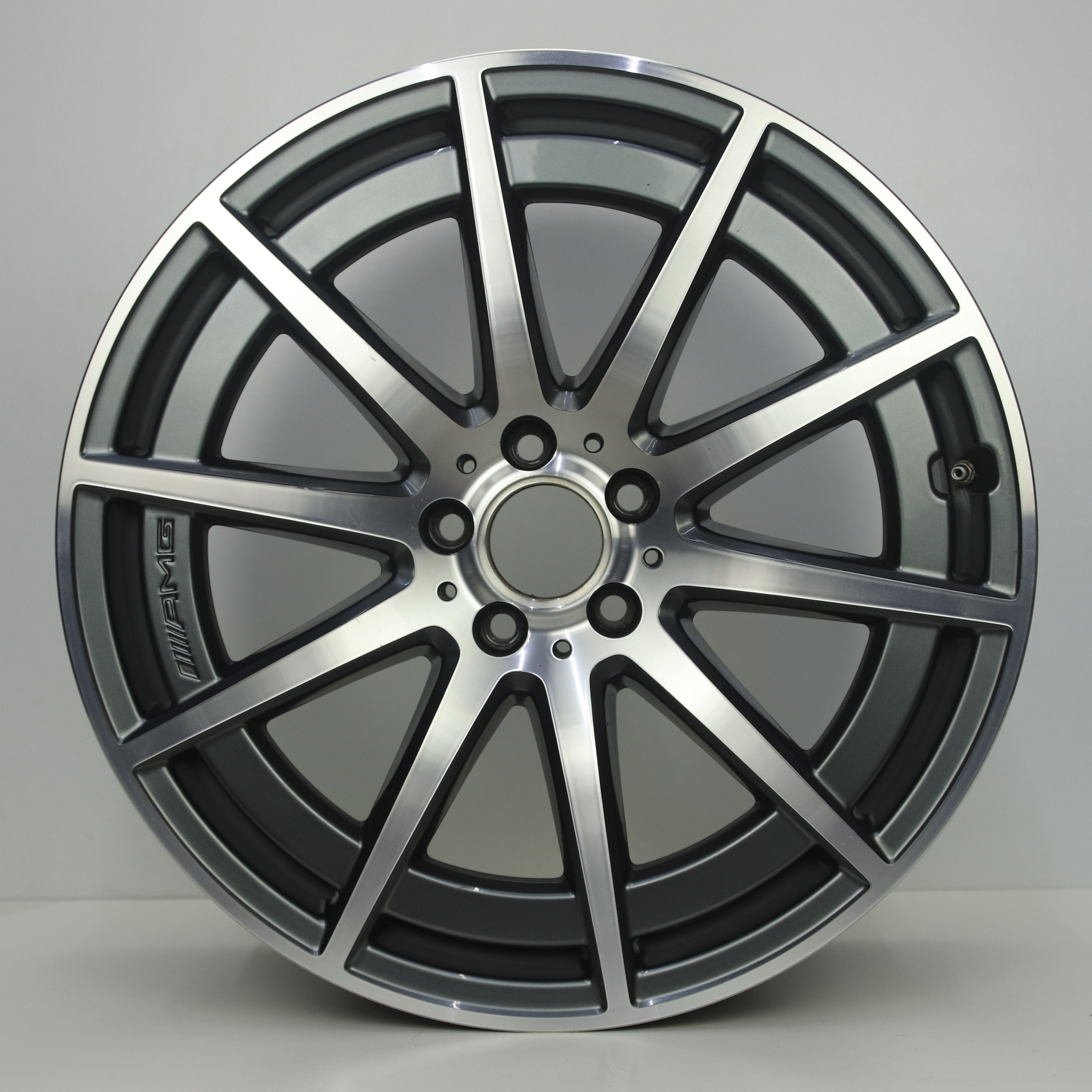 OS1008291 Originele 20 inch lichtmetalen Mercedes-Benz GLE-klasse 53 63 AMG velgen (breedset) 9.50X20 5X112 ET57.0 NB66.60 Antraciet Gepolijst