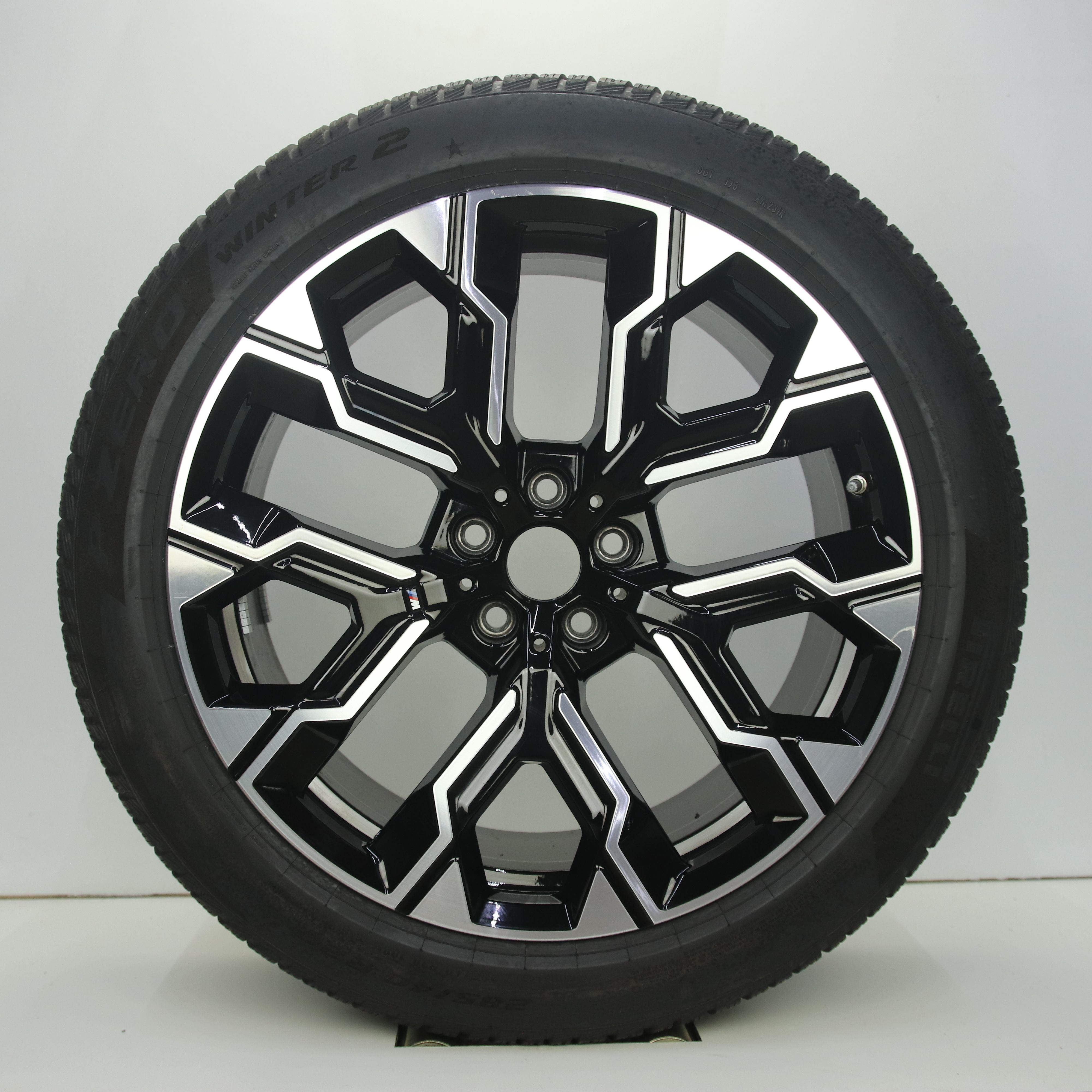 OS1008178 Originele 20 inch lichtmetalen BMW 7-serie styling 1036M velgen (breedset) 9.00X20 5X112 ET24.0 NB66.60 Zwart gepolijst
