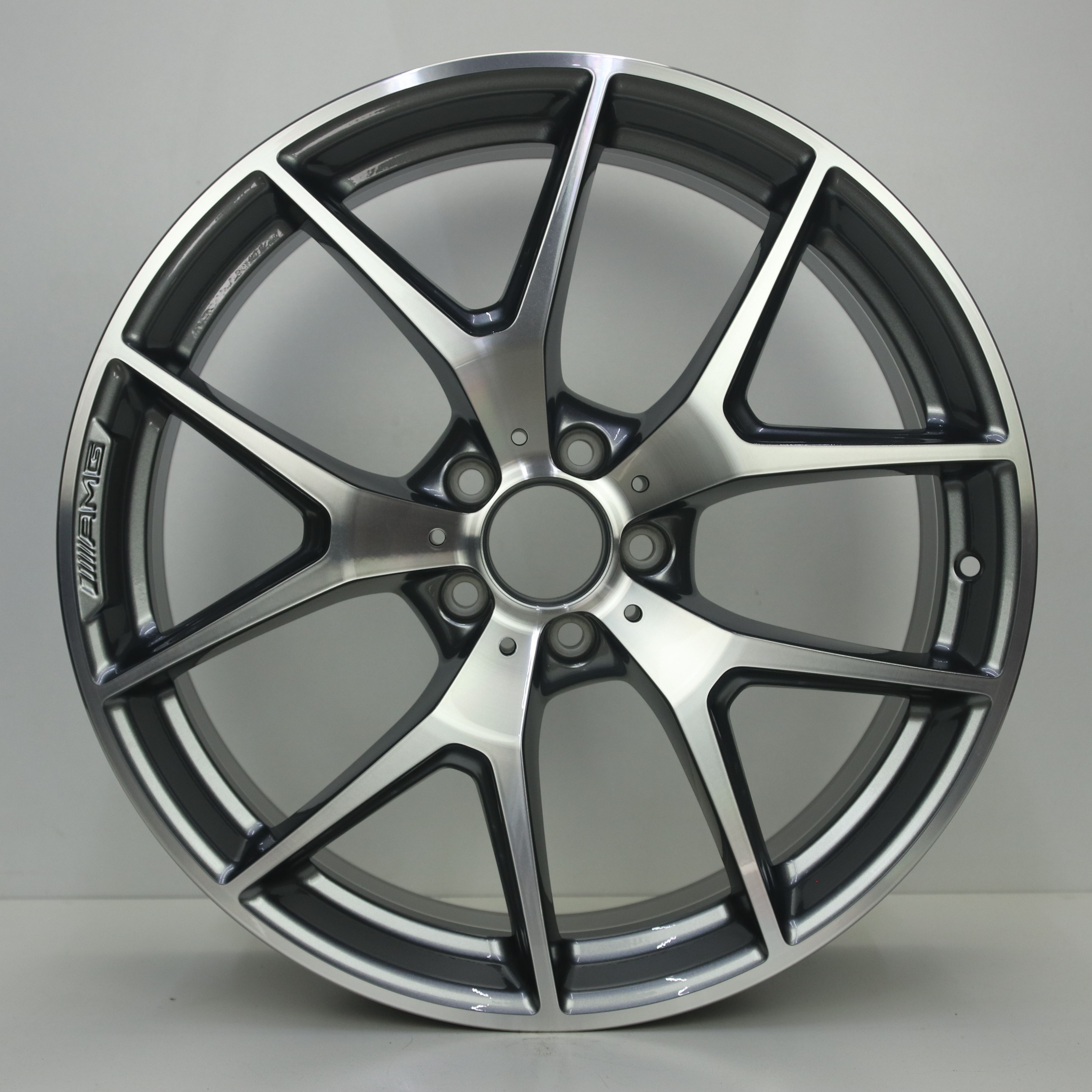 OS1008554 Originele 20 inch lichtmetalen Mercedes-Benz GLC-klasse 43 AMG coupe velgen (breedset) 8.50X20 5X112 ET40.0 NB66.60 Antraciet gepolijst