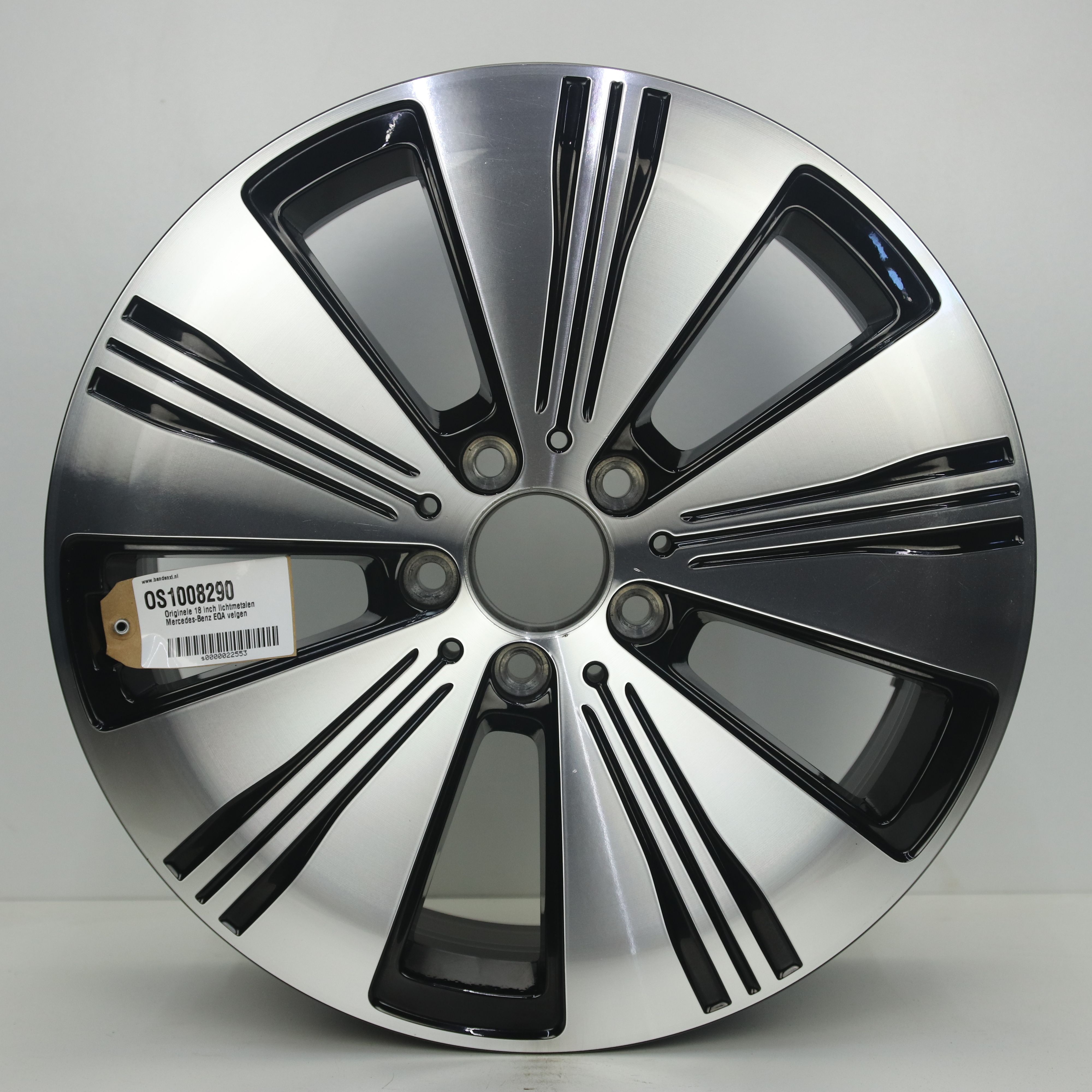 OS1008290 Originele 18 inch lichtmetalen Mercedes-Benz EQA velgen 7.50X18 5X112 ET53.5 NB66.60 Zwart gepolijst