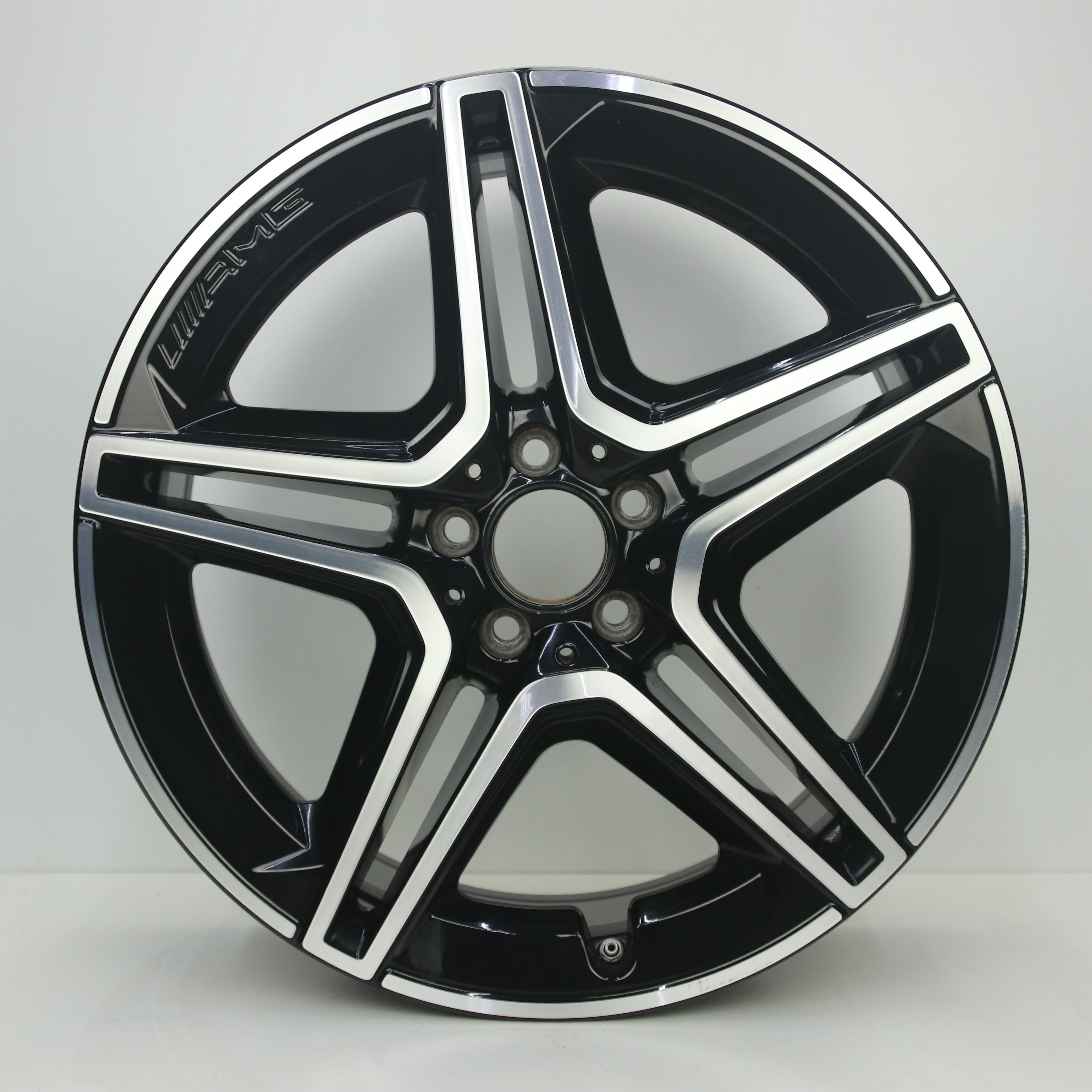 IN1003202 Originele 20 inch lichtmetalen Mercedes-Benz GLE-klasse AMG velgen 9.00X20 5X112 ET44.0 NB66.60 Zwart gepolijst