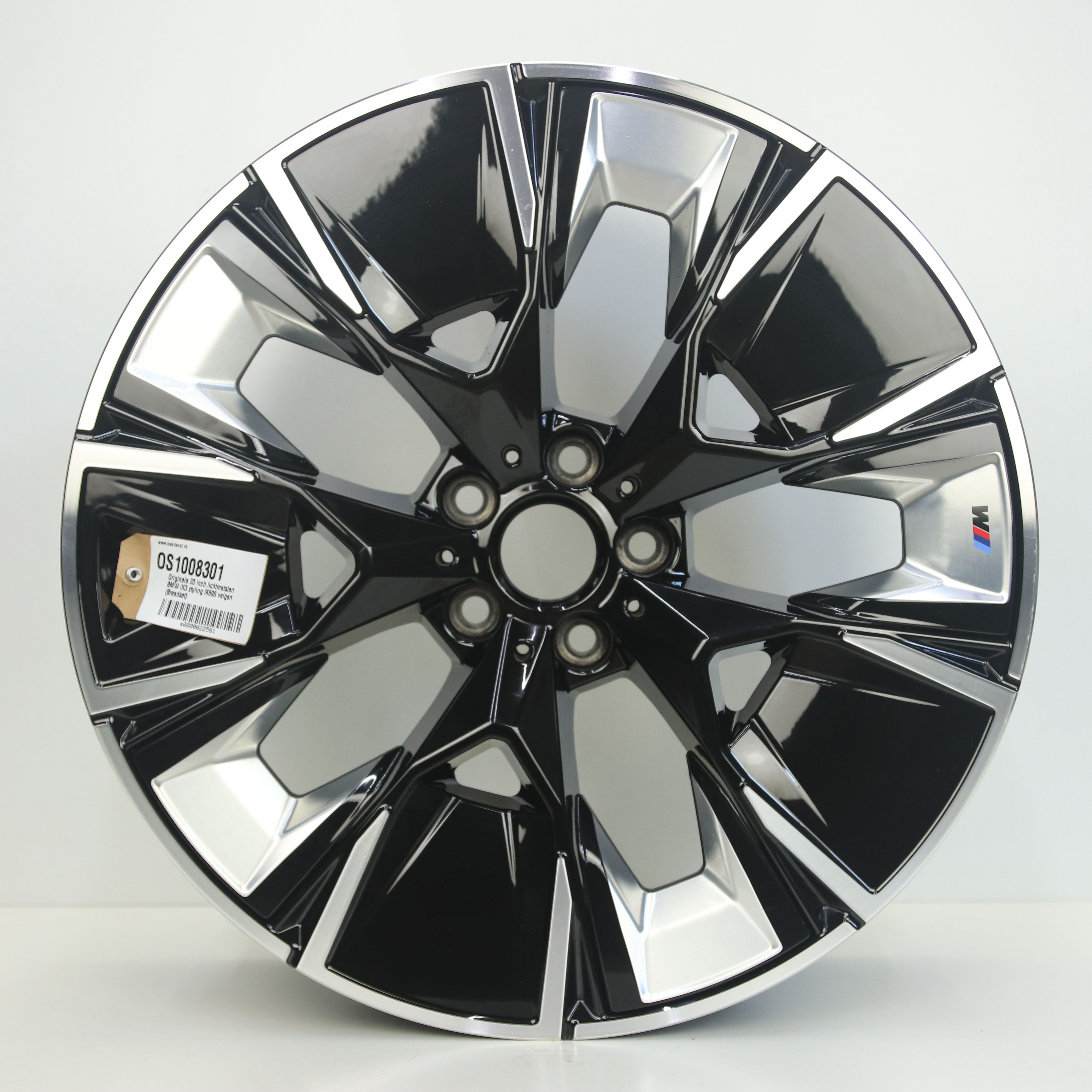 OS1008301 Originele 20 inch lichtmetalen BMW iX3 styling M890 velgen (Breedset) 8.00X20 5X112 ET26.0 NB66.60 Zwart gepolijst