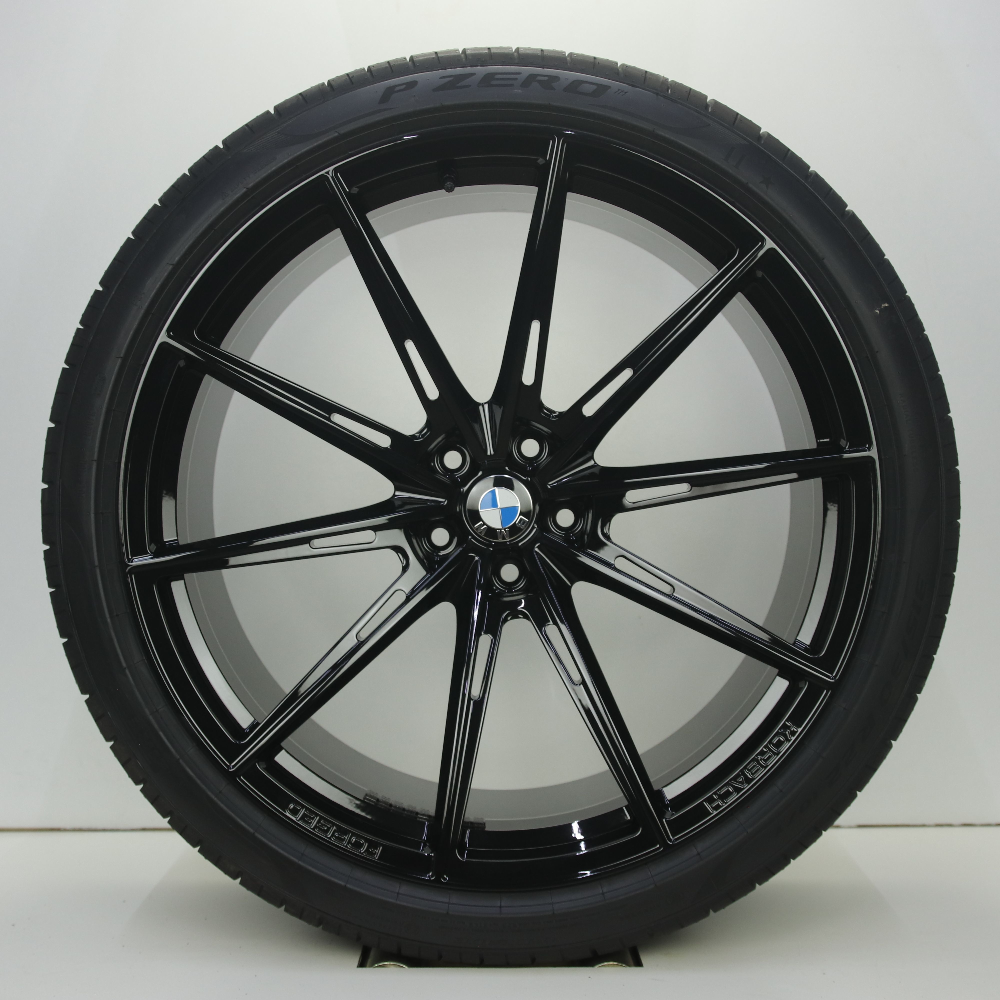 NS1005662 Set 22 inch lichtmetalen Korbach Forged PS19 velgen (breedset) 10.00X22 5X112 ET35.0 NB66.50 Zwart