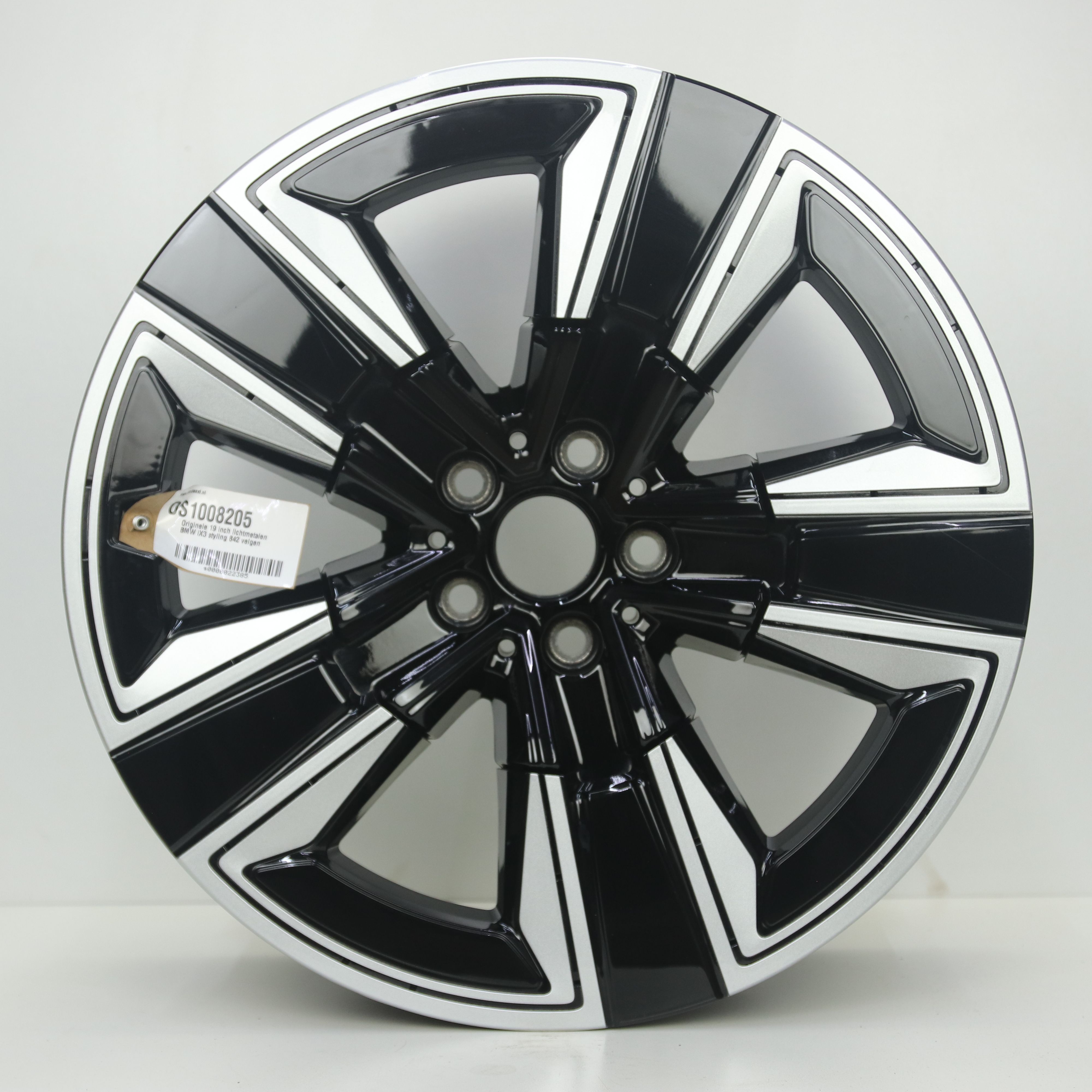 OS1008205 Originele 19 inch lichtmetalen BMW iX3 styling 842 velgen 8.00X19 5X112 ET34.0 NB66.60 Zwart gepolijst