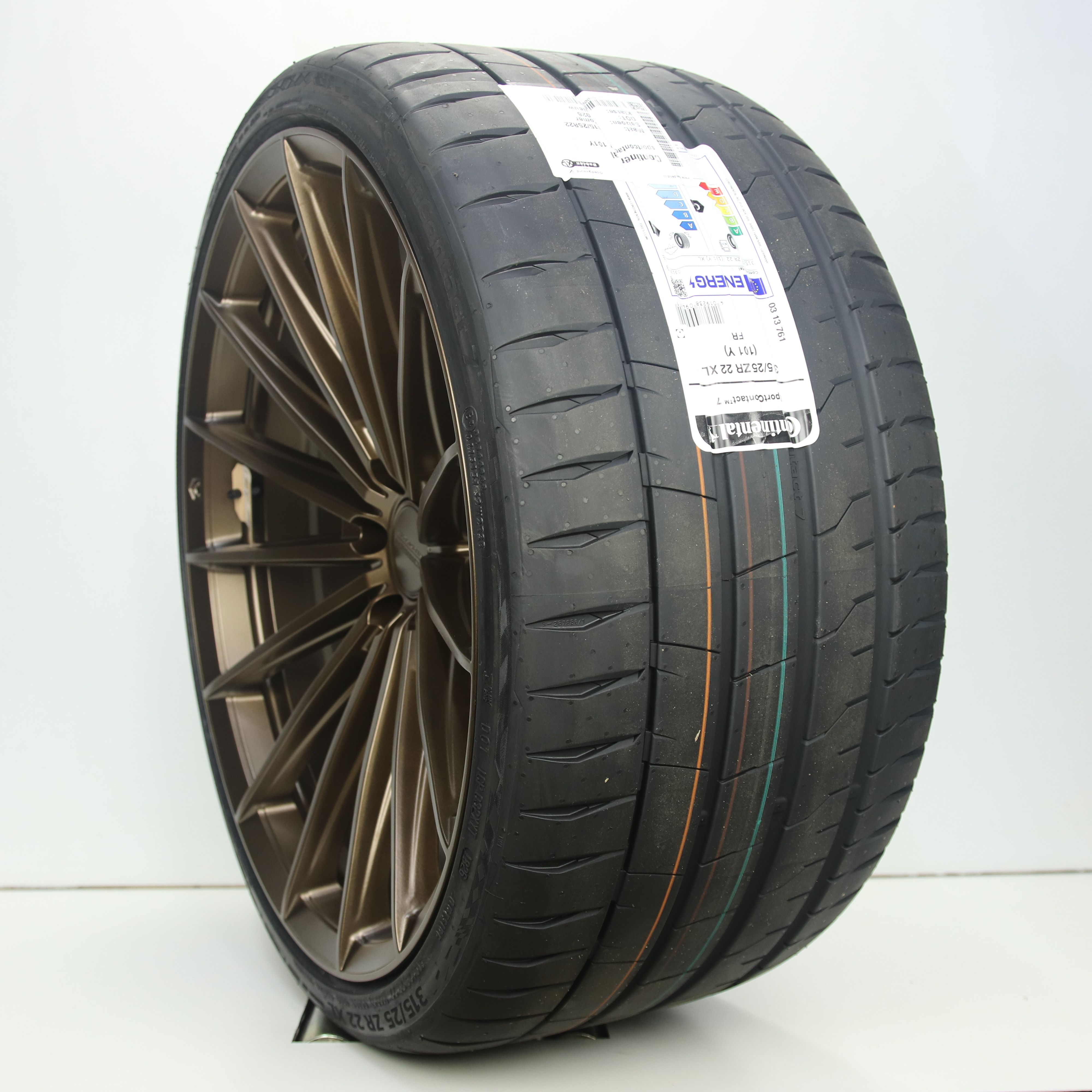 NS1005792 Set 22 inch lichtmetalen Vossen HFX-4 velgen 11.00X22 5X112 ET17.0 NB66.60 Mat brons
