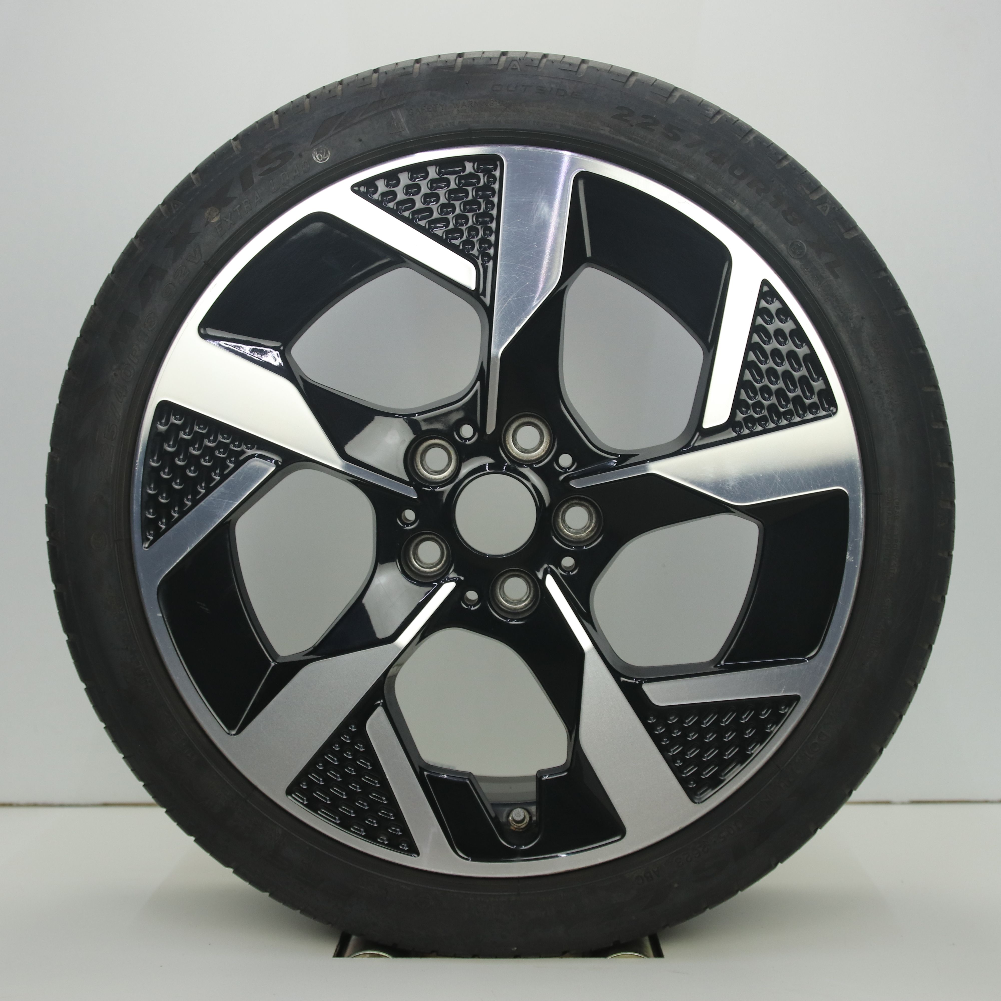 OS1008196 Originele 18 inch lichtmetalen Mini Aceman styling 985 velgen 7.50X18 5X112 ET50.0 NB66.60 Zwart gepolijst
