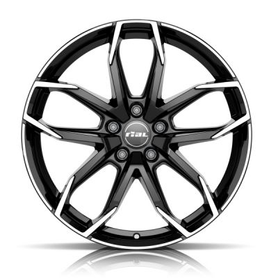 RIAL Lucca BP 6.50X16 5X114.3 ET38.0 NB70.10 Diamond-black Pol.