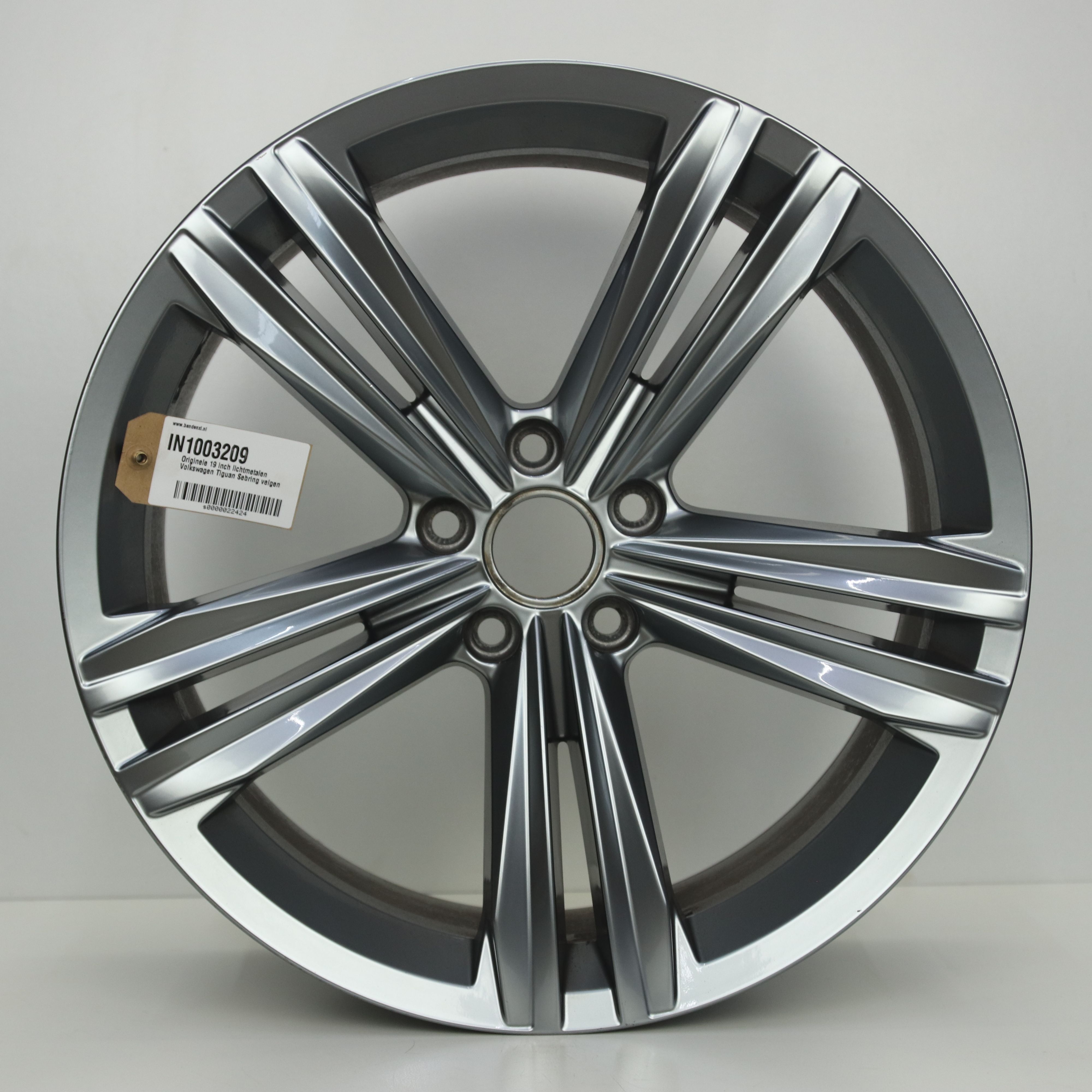 IN1003209 Originele 19 inch lichtmetalen Volkswagen Tiguan Sebring velgen 8.50X19 5X112 ET38.0 NB57.10 Antraciet