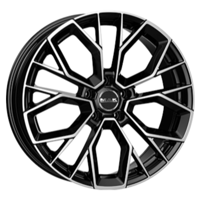 MAK Stilo 8.00X20 5X112 ET45.0 NB57.10 Black Mirror