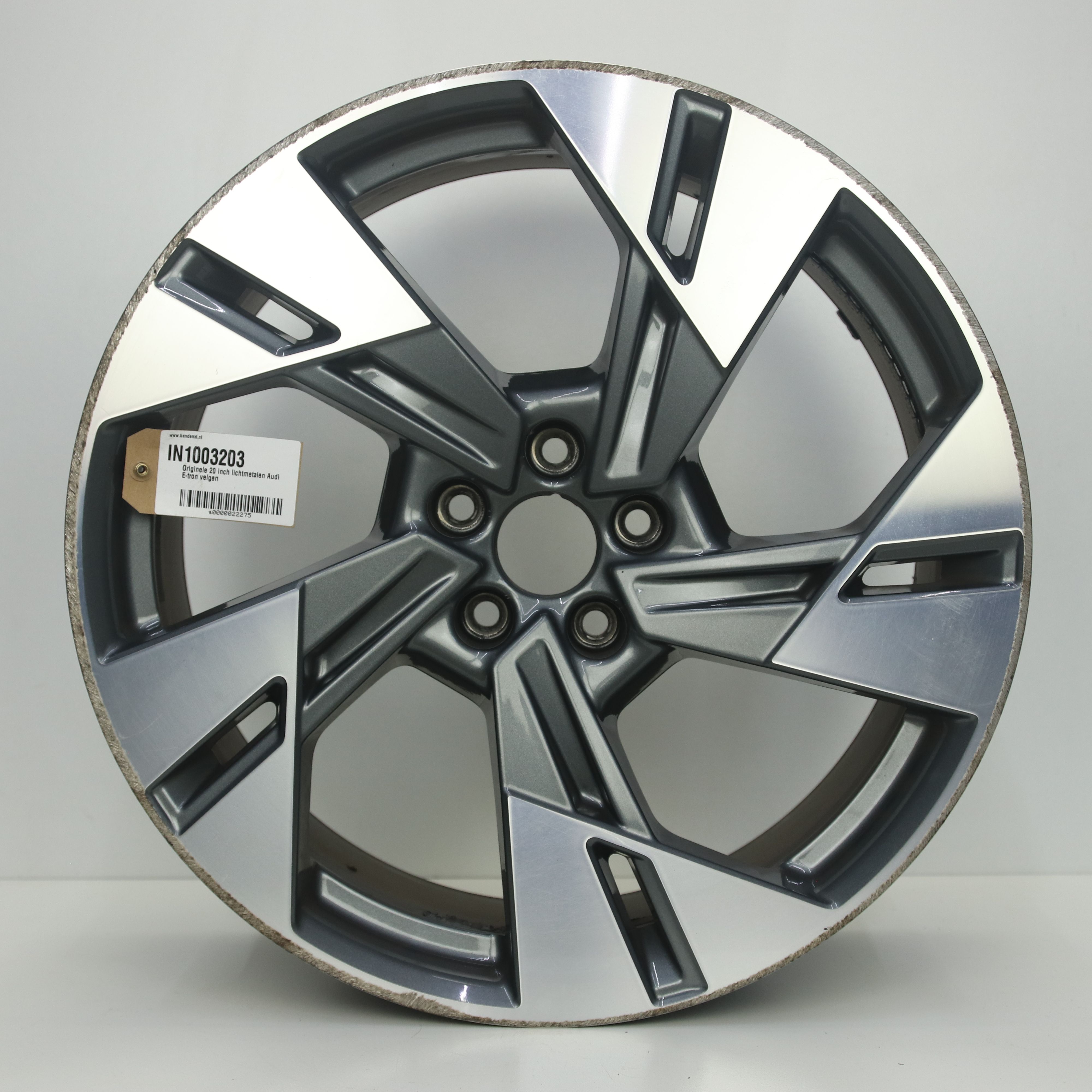 IN1003203 Originele 20 inch lichtmetalen Audi E-tron velgen 9.00X20 5X112 ET38.0 NB66.60 Antraciet gepolijst