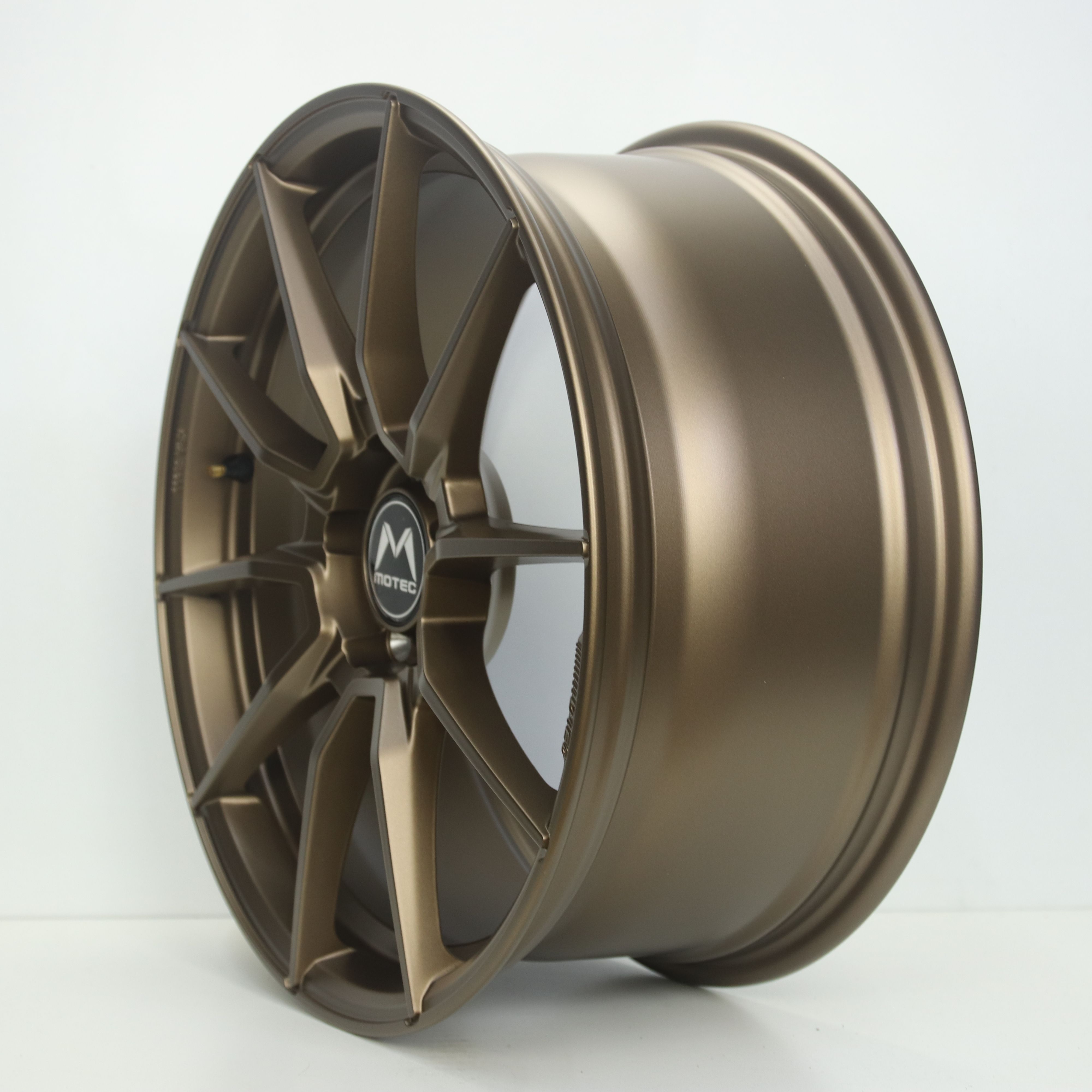NS1005482 Set 19 inch lichtmetalen Motec MCR2 velgen 8.50X19 5X112 ET43.0 NB66.60 Mat brons
