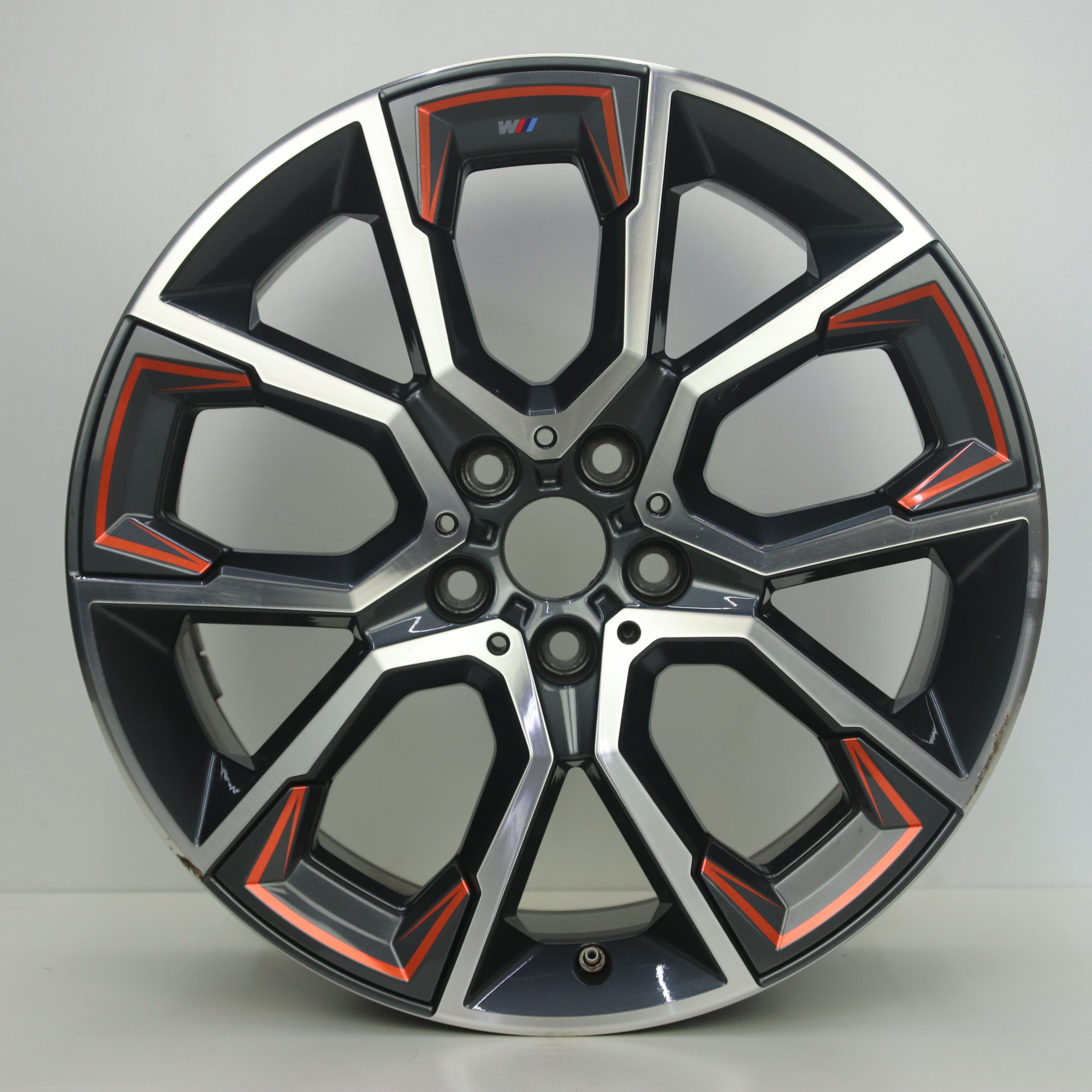 OS1008185 Originele 19 inch lichtmetalen BMW X1 styling 919M velgen 8.00X19 5X112 ET47.0 NB66.60 Antraciet Gepolijst