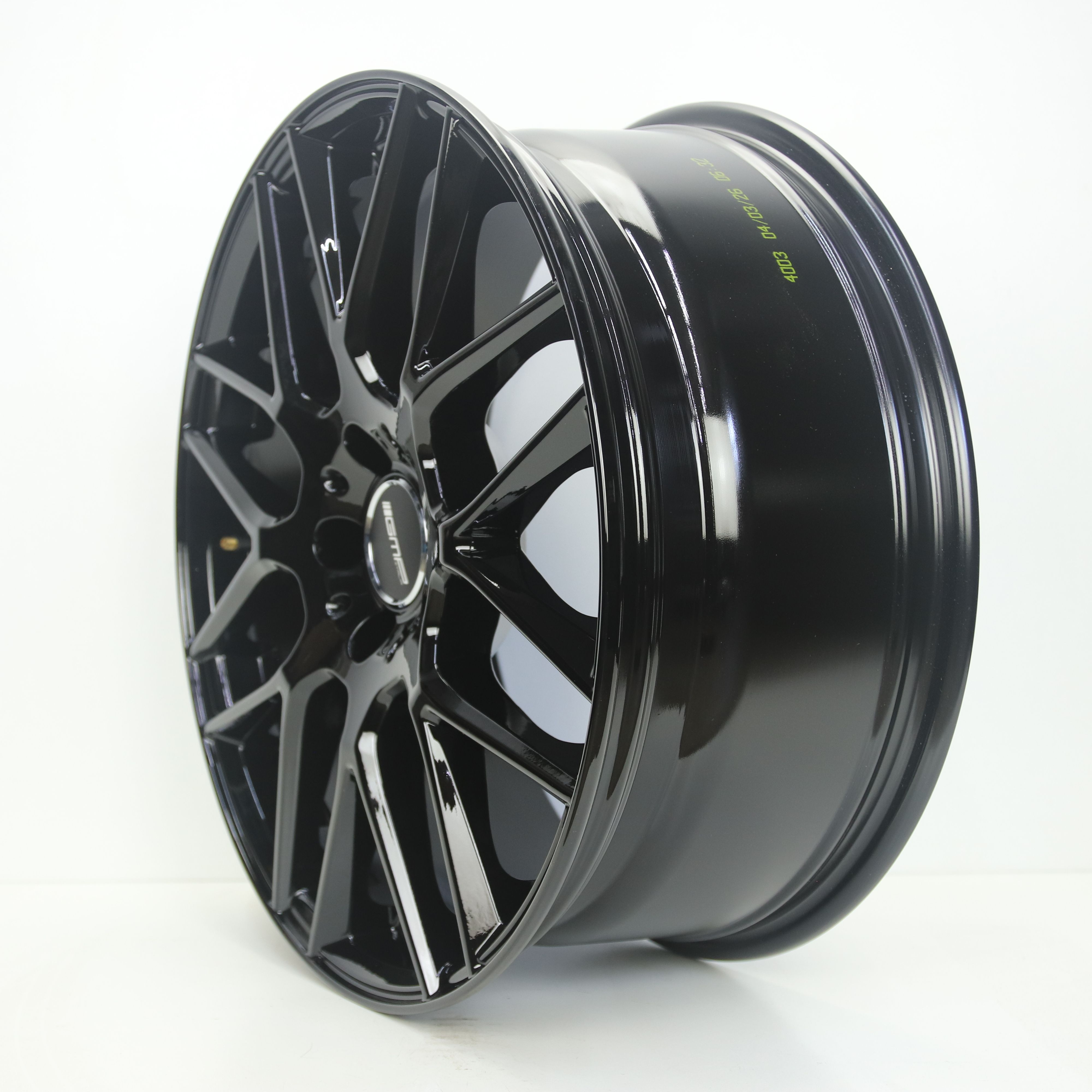 NS1005508 Set 19 inch lichtmetalen GMP Berghem velgen 8.00X19 5X112 ET45.0 NB66.60 Zwart