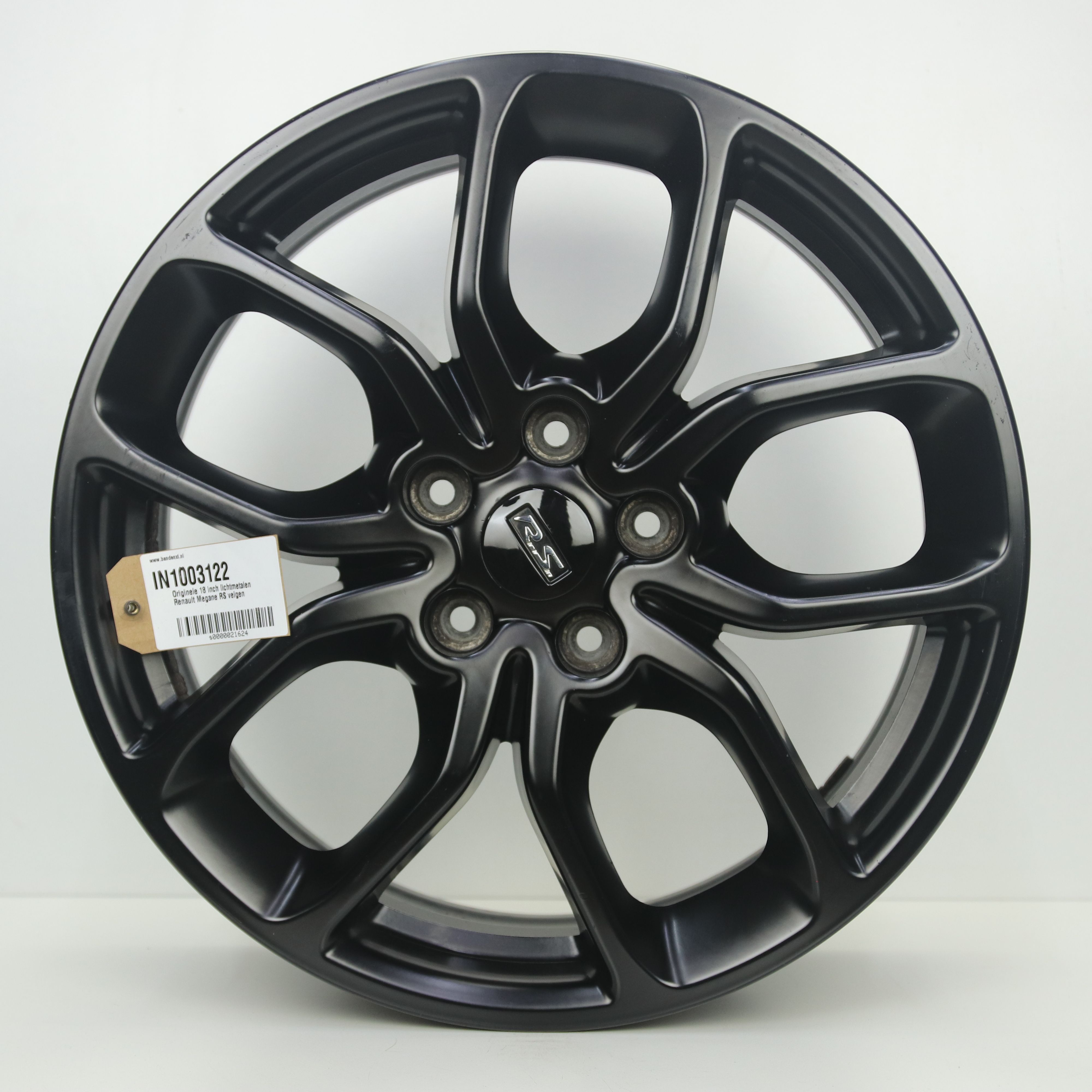 IN1003122 Originele 18 inch lichtmetalen Renault Megane RS velgen 8.25X18 5X114.3 ET65.0 NB66.10 Mat zwart