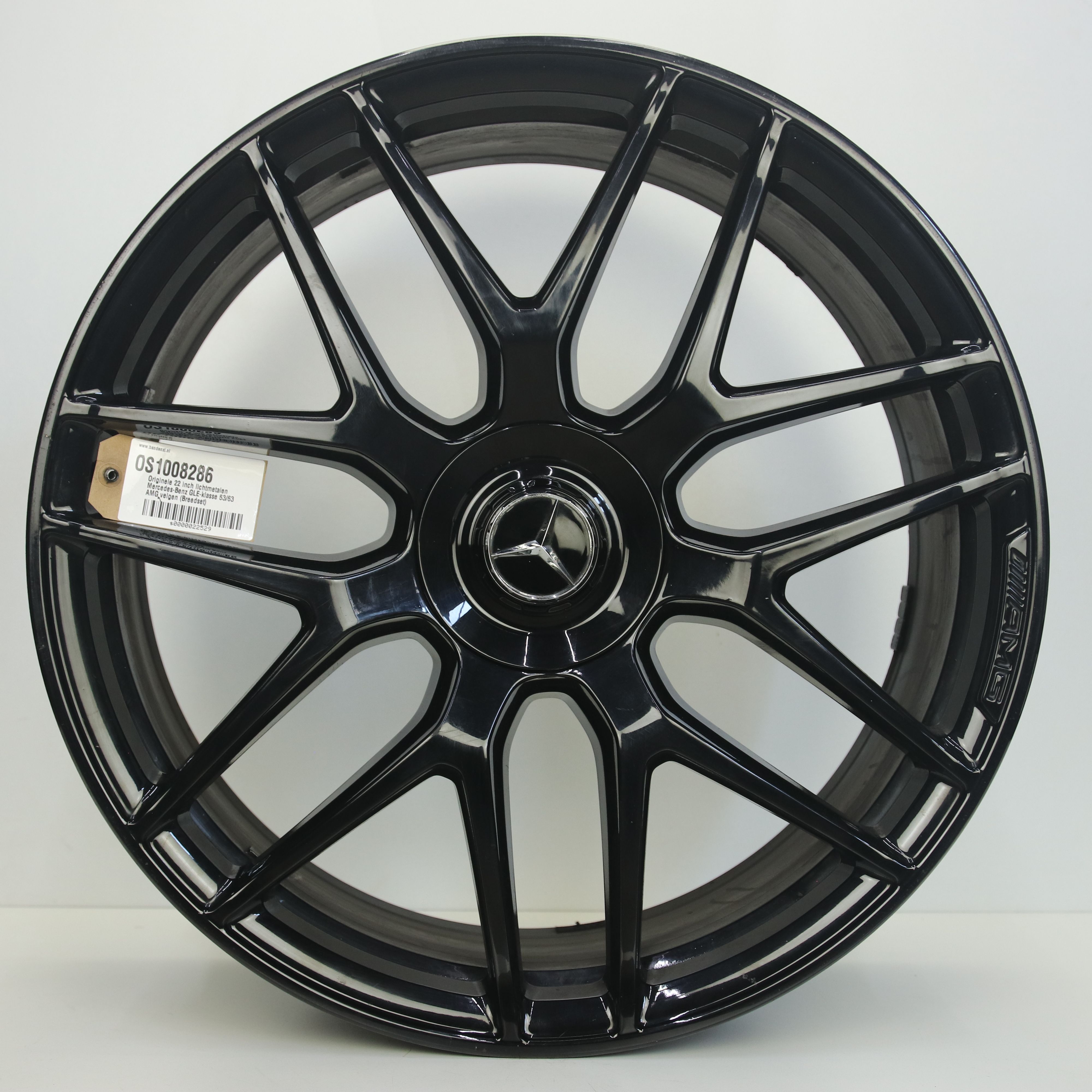 OS1008286 Originele 22 inch lichtmetalen Mercedes-Benz GLE-klasse 53/63 AMG velgen (Breedset) 10.00X22 5X112 ET55.0 NB66.60 Zwart