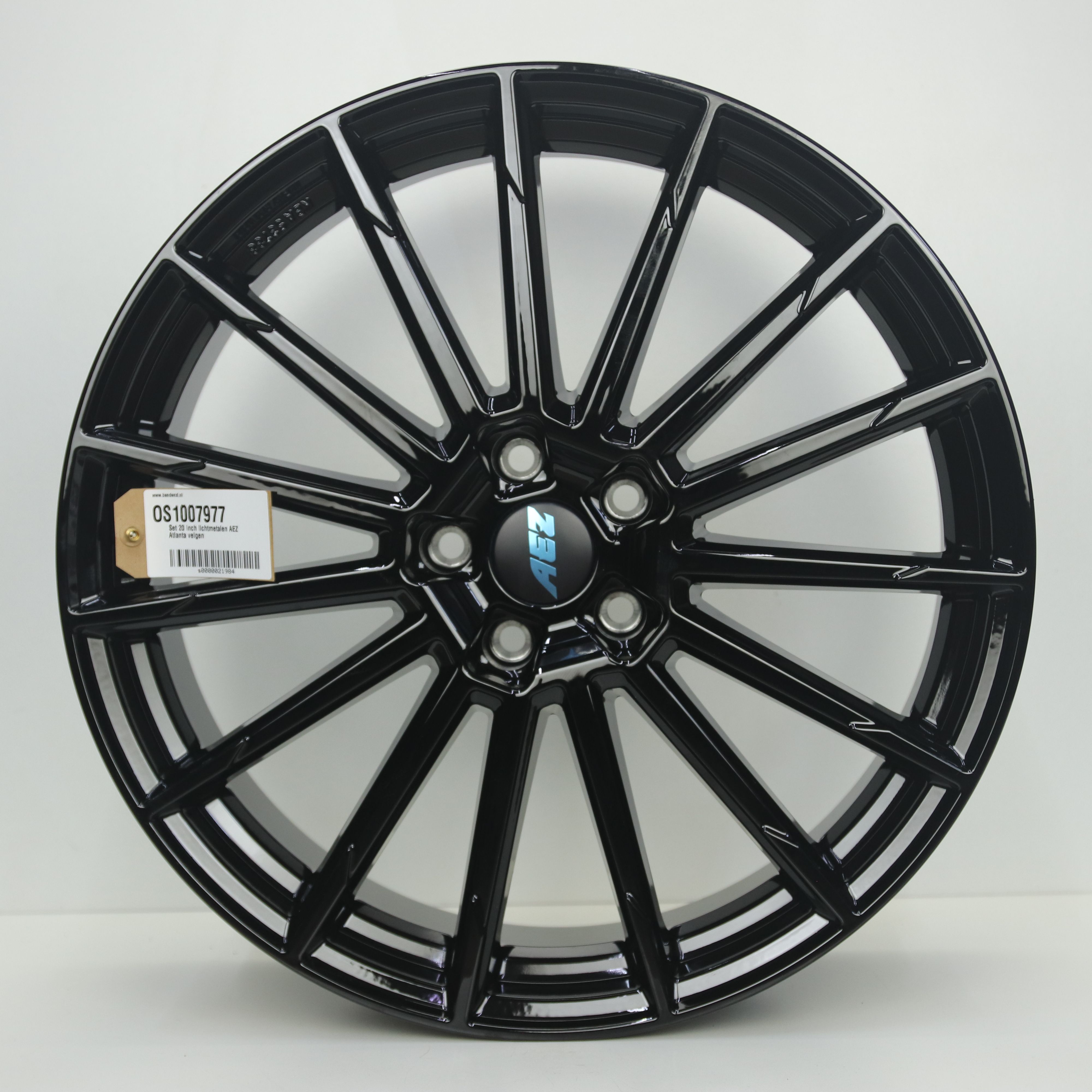 OS1007977 Set 20 inch lichtmetalen AEZ Atlanta velgen 8.50X20 5X112 ET35.0 NB70.10 Zwart