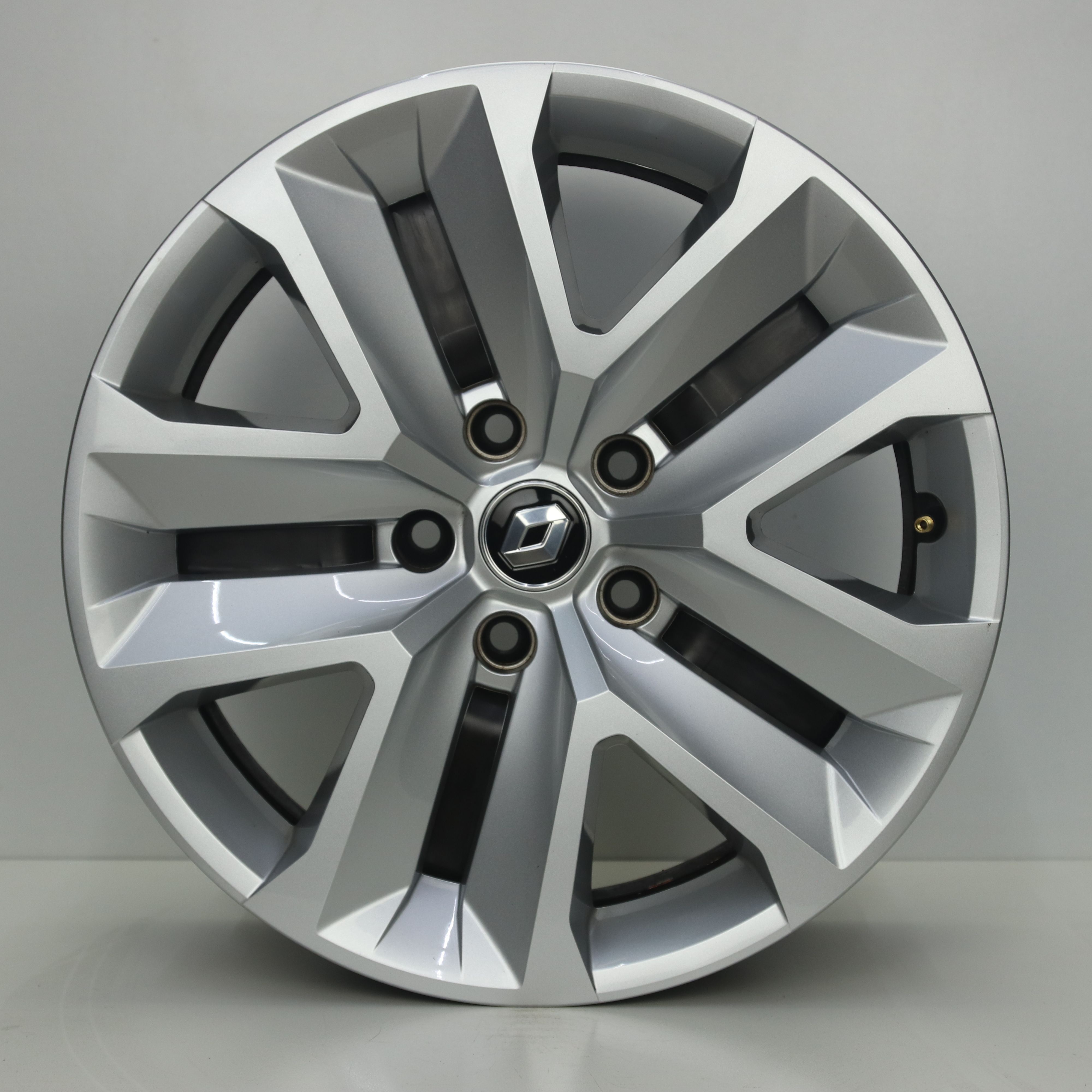 IN1003201 Originele 17 inch stalen Renault Captur velgen met kappen 7.00X17 5X114.3 ET35.0 NB66.10 Zilver