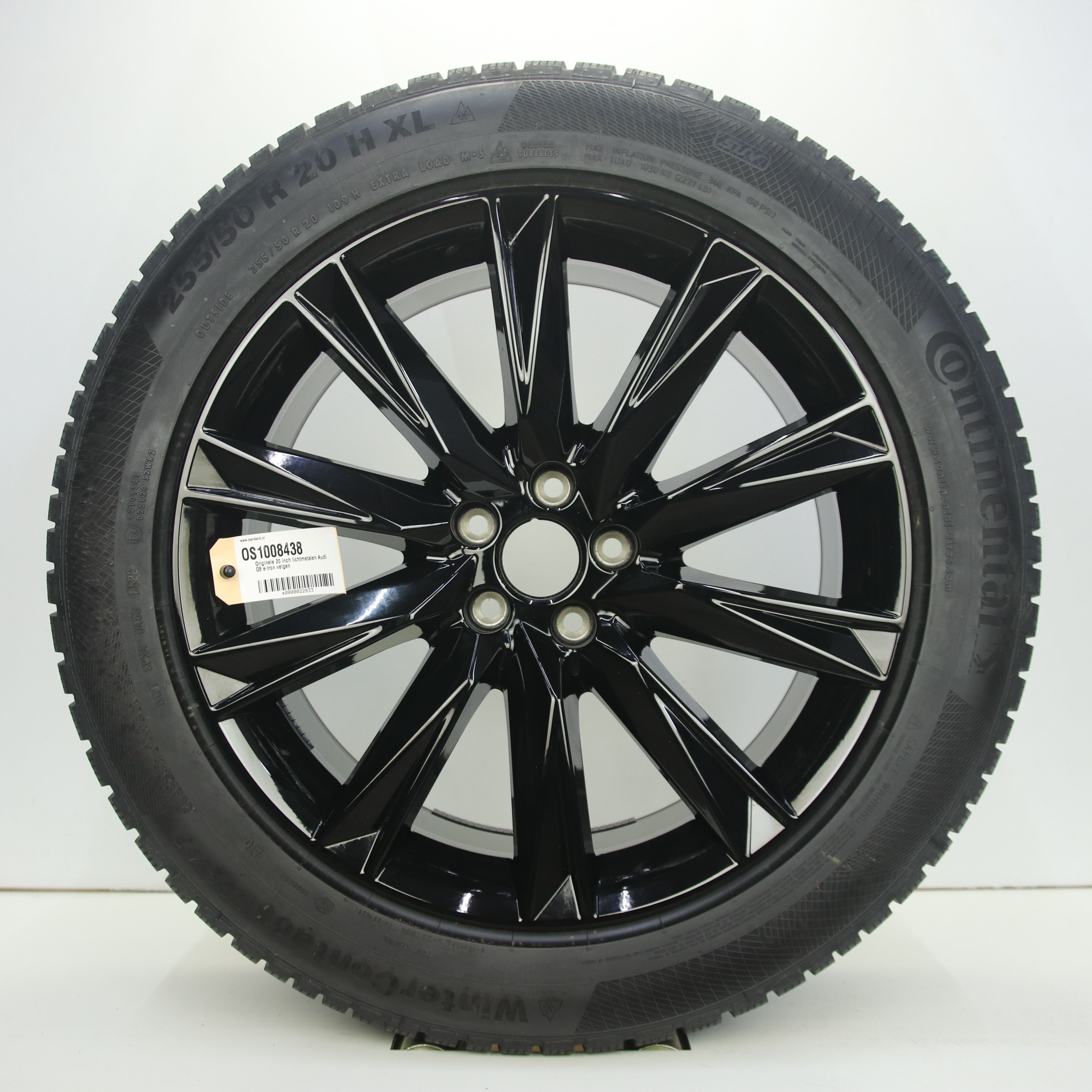 OS1008438 Originele 20 inch lichtmetalen Audi Q8 e-tron velgen 9.00X20 5X112 ET38.0 NB66.60 Zwart