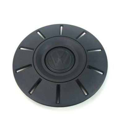 Naafkappen set OEM Volkswagen (mat zwart) 7EO 601 151 C