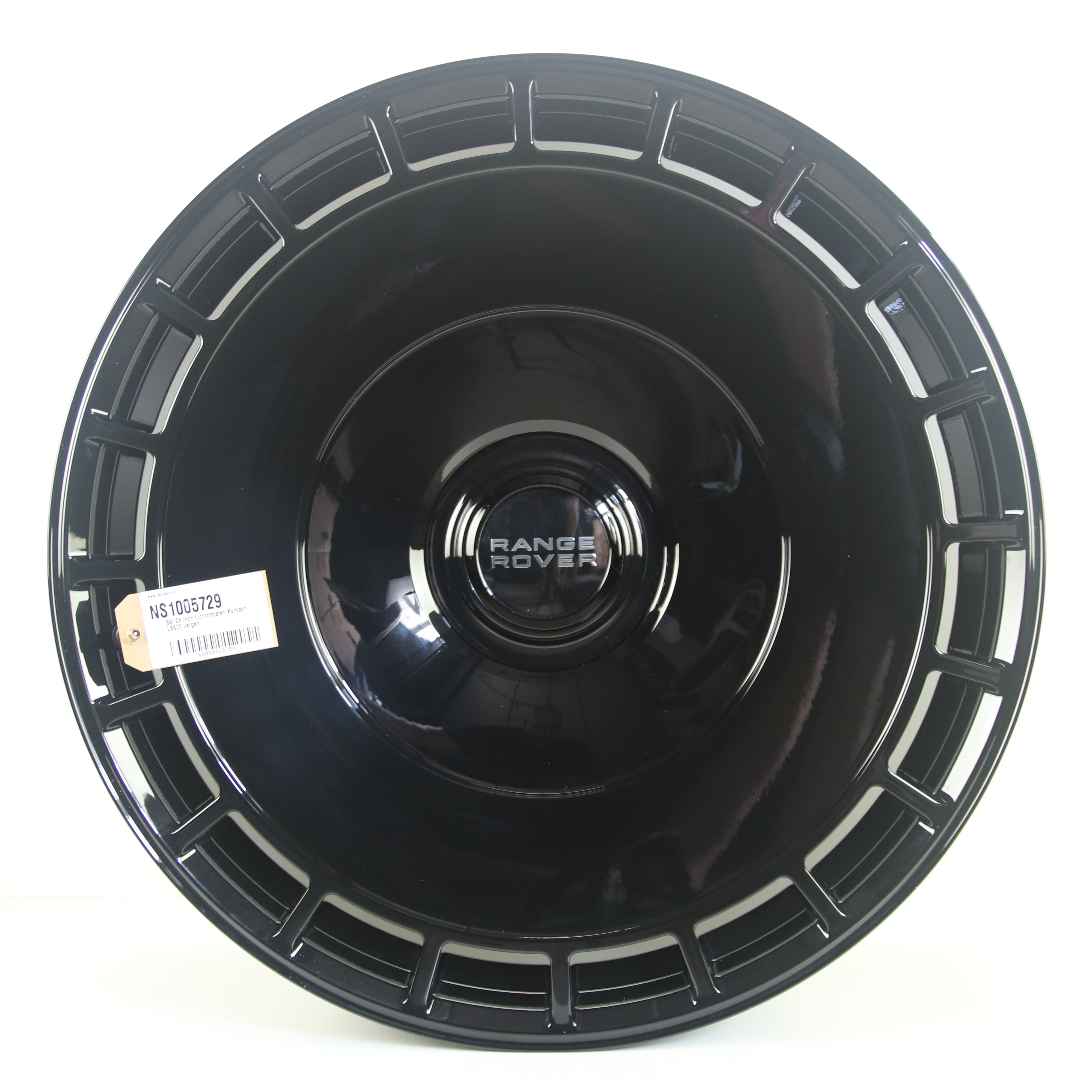 NS1005729 Set 24 inch Lichtmetalen Korbach LS537 velgen 10.50X24 5X120 ET38.0 NB72.50 Zwart
