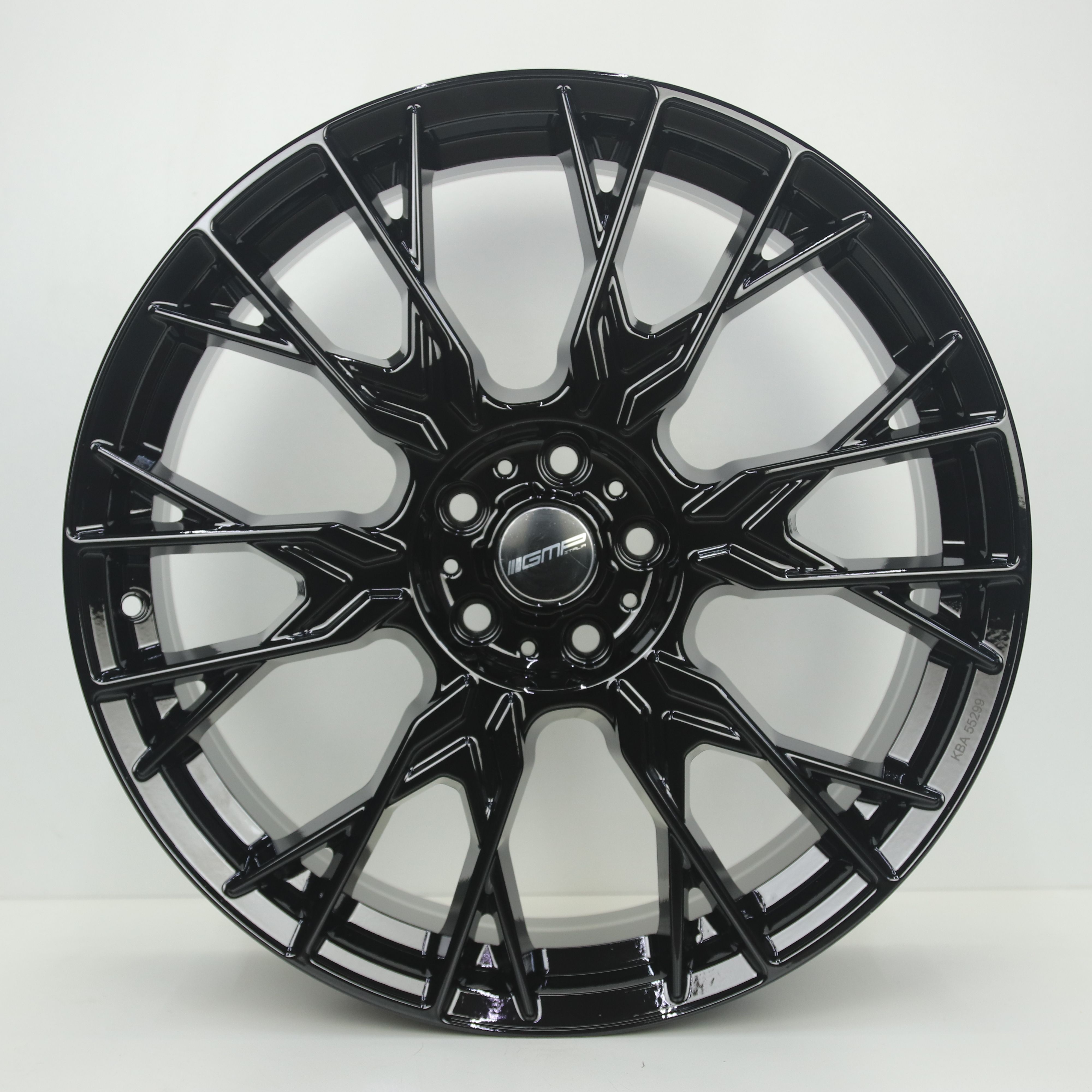 NS1005679 Set 20 inch lichtmetalen GMP Fender velgen 8.50X20 5X112 ET45.0 NB66.60 Zwart