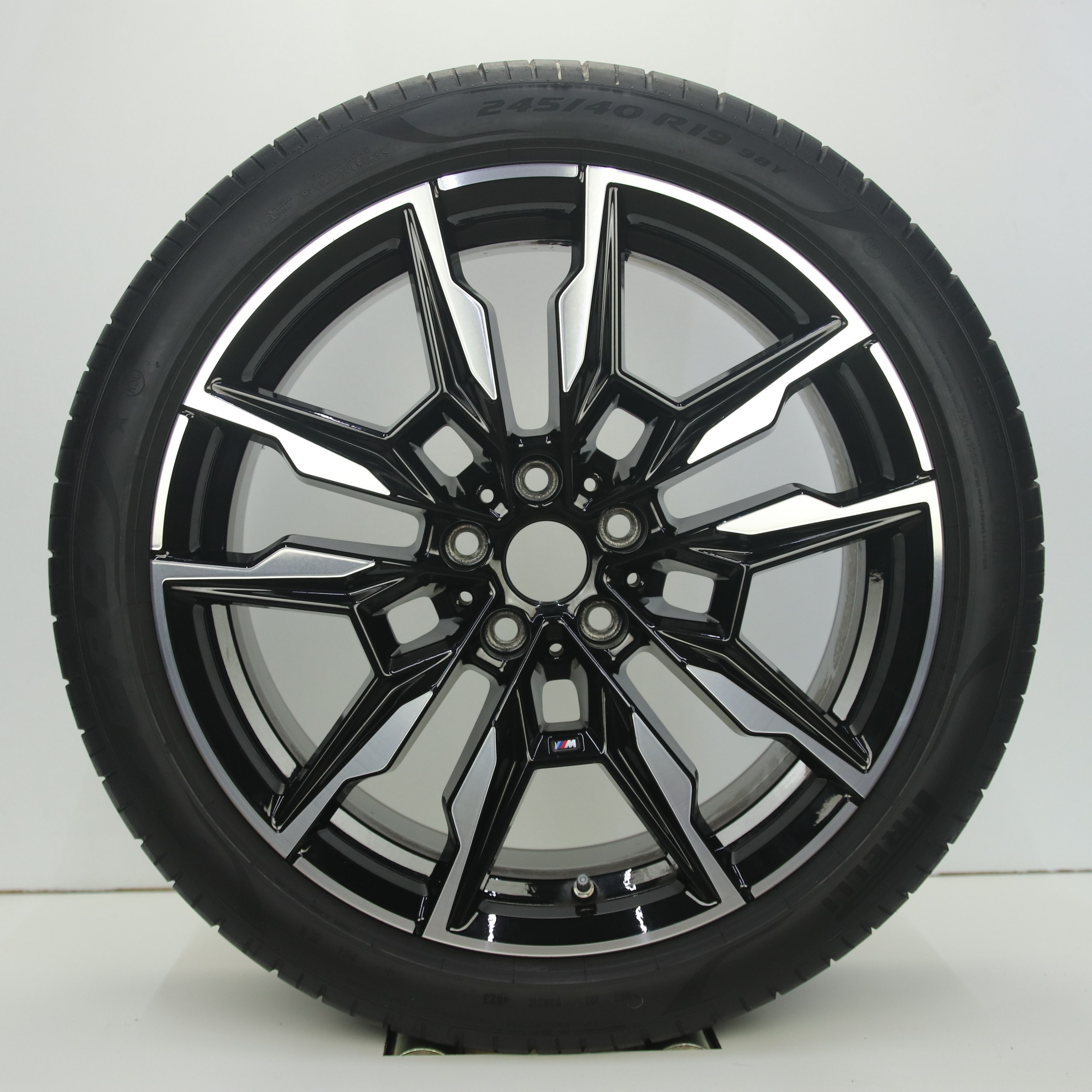OS1008180 Originele 19 inch lichtmetalen BMW 4 serie styling 861M velgen (breedset) 8.50X19 5X112 ET35.0 NB66.60 Zwart gepolijst