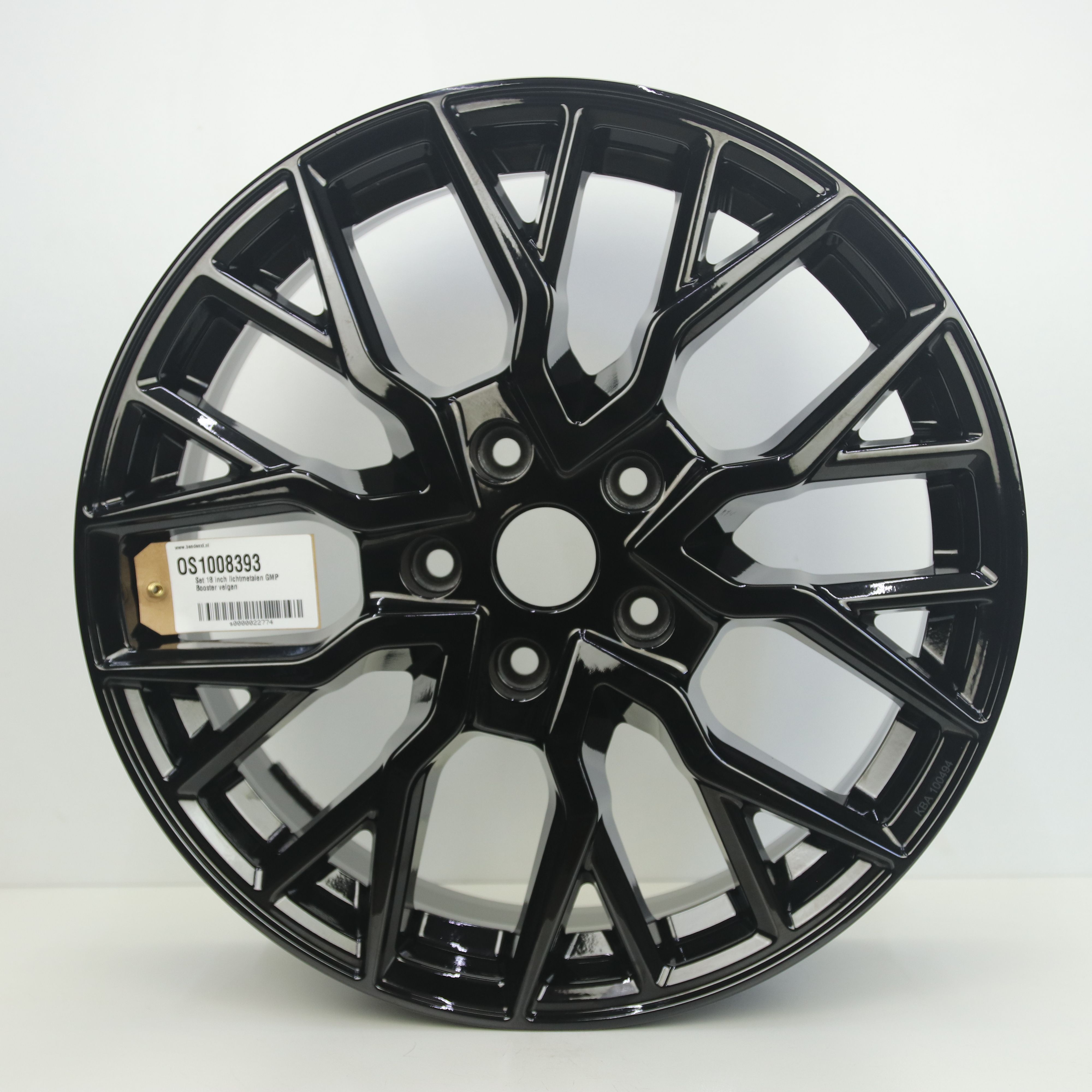 OS1008393 Set 18 inch lichtmetalen GMP Booster velgen 8.00X18 5X120 ET50.0 NB65.10 Zwart
