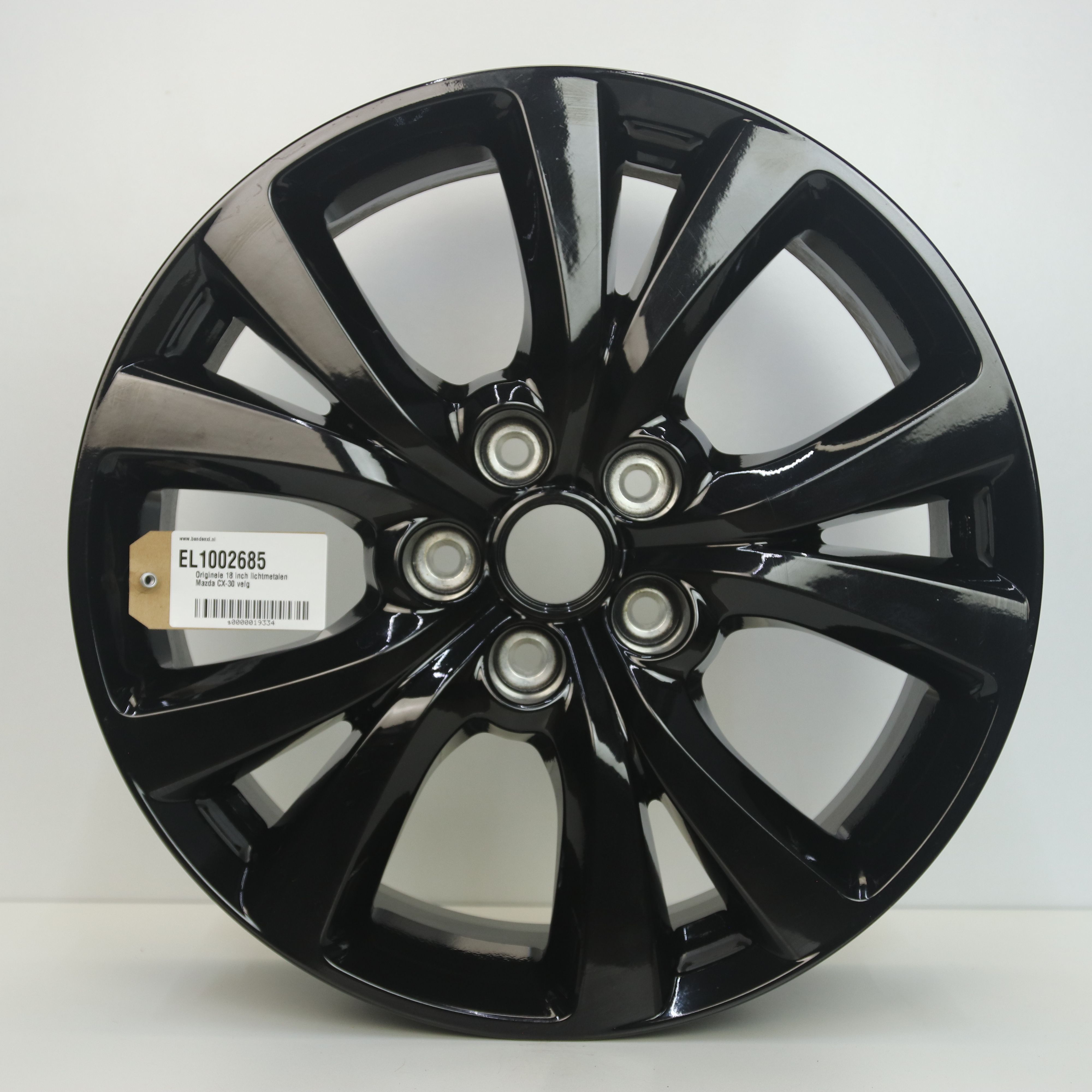 EL1002685 Originele 18 inch lichtmetalen Mazda CX-30 velg 7.00X18 5X114.3 ET45.0 NB67.10 Zwart
