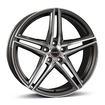 Borbet XRT 8.50X19 5X112 ET40.0 NB72.50 graphite polished