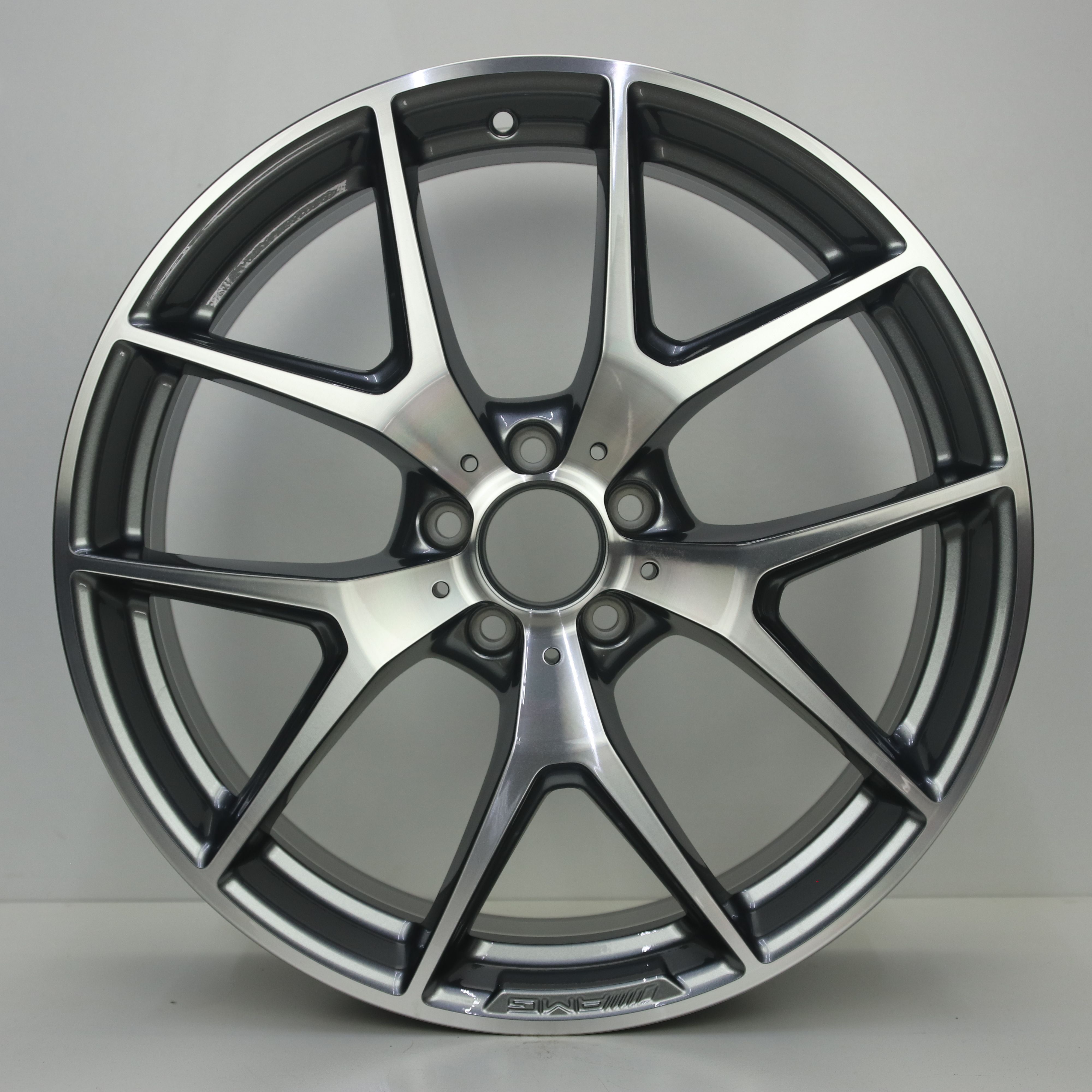 OS1008554 Originele 20 inch lichtmetalen Mercedes-Benz GLC-klasse 43 AMG coupe velgen (breedset) 8.50X20 5X112 ET40.0 NB66.60 Antraciet gepolijst