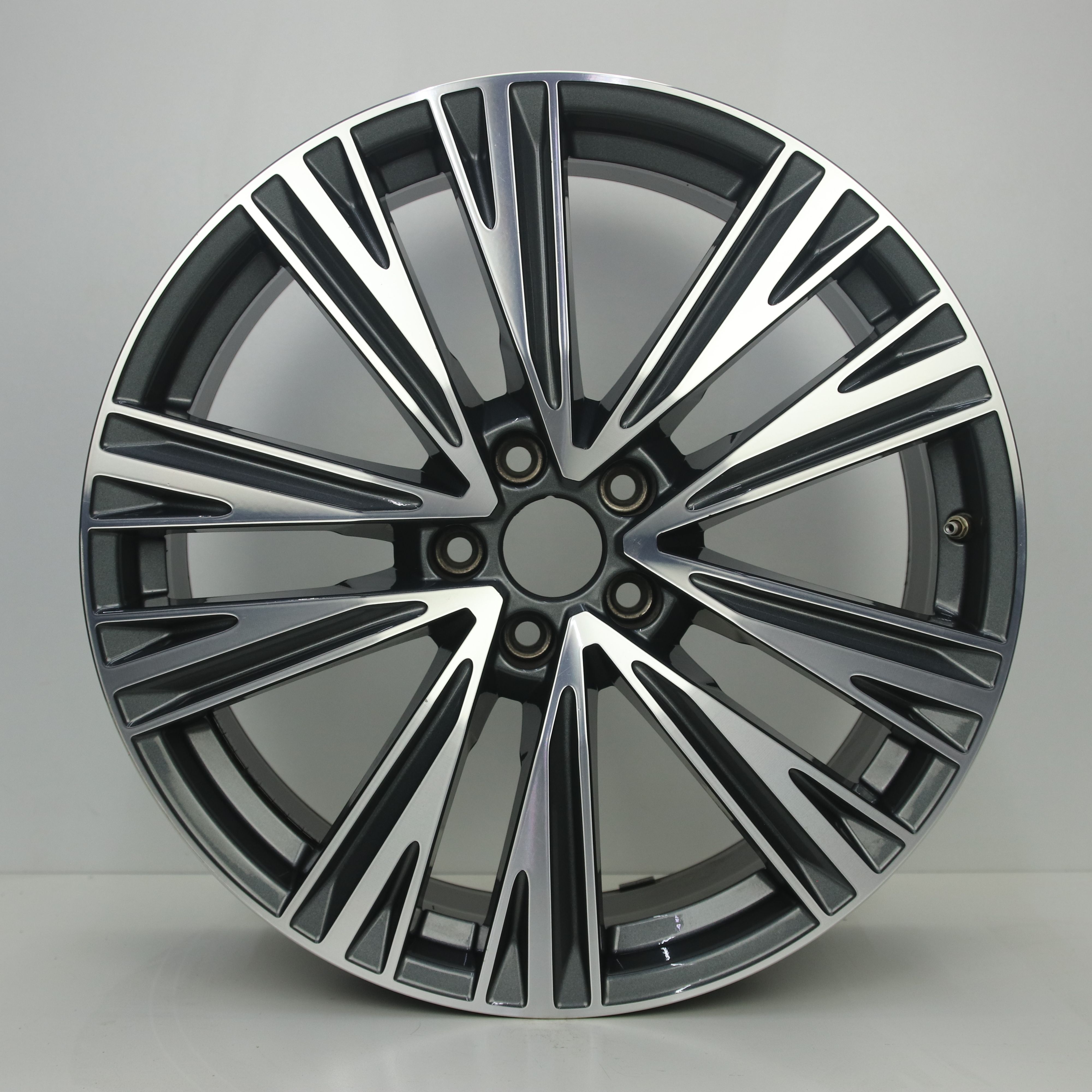 OS1008074 Originele 20 inch lichtmetalen Audi A6 velgen 8.50X20 5X112 ET43.0 NB66.60 Antraciet Gepolijst
